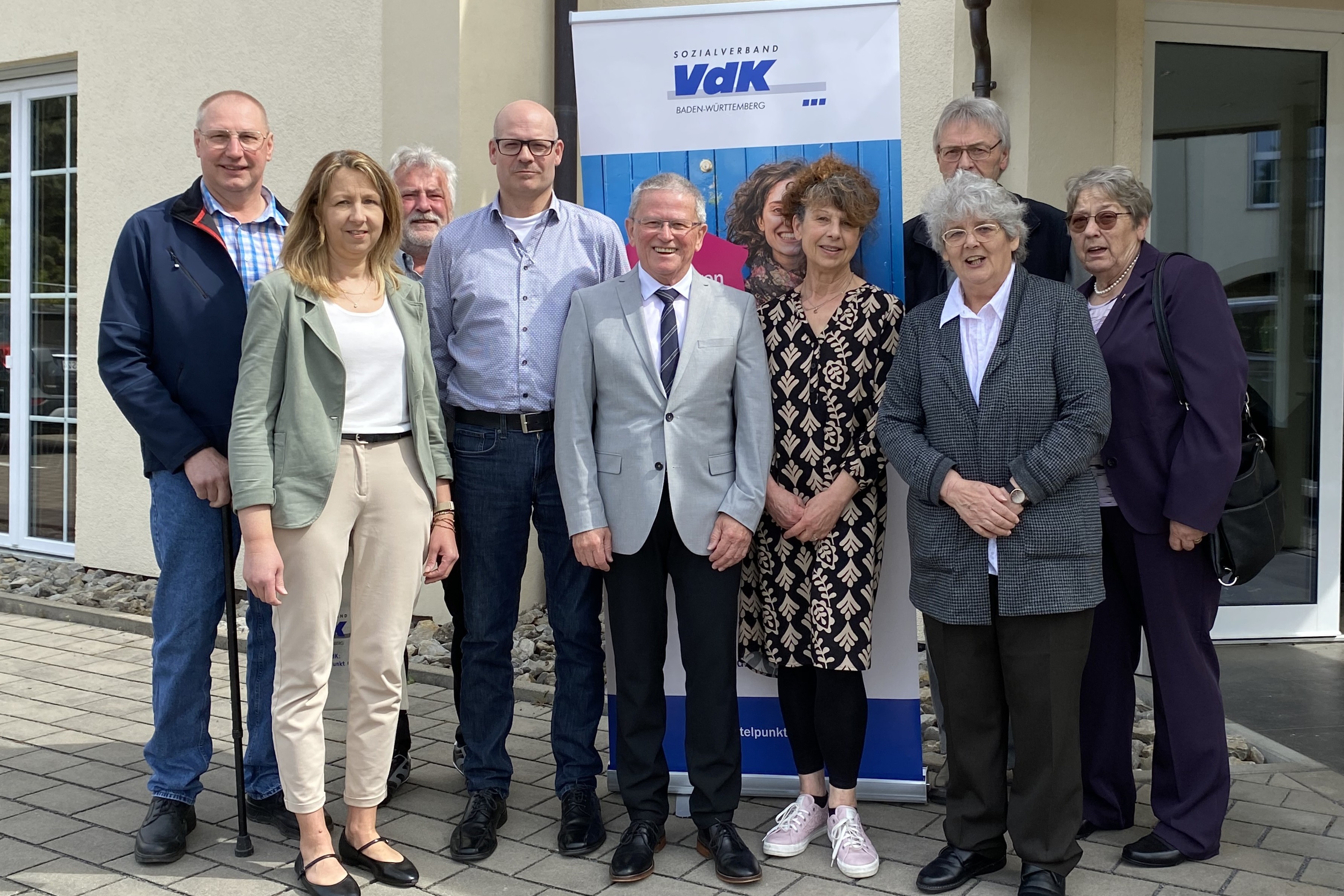 Vorstandsmitglieder des VdK Kreisverbandes Mergentheim