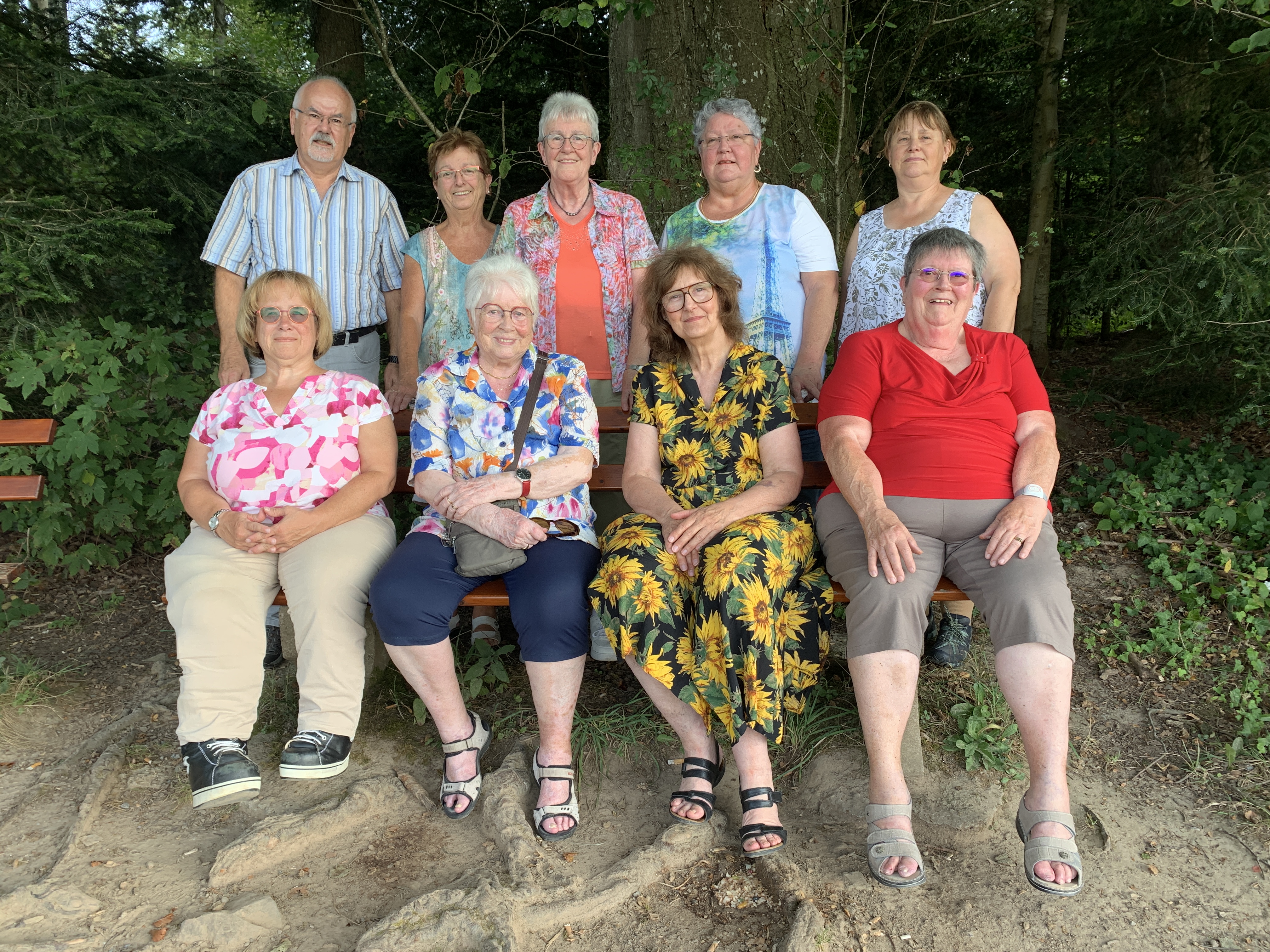 Gruppenbild des Vorststandes VdK Straubenhardt - Dennach