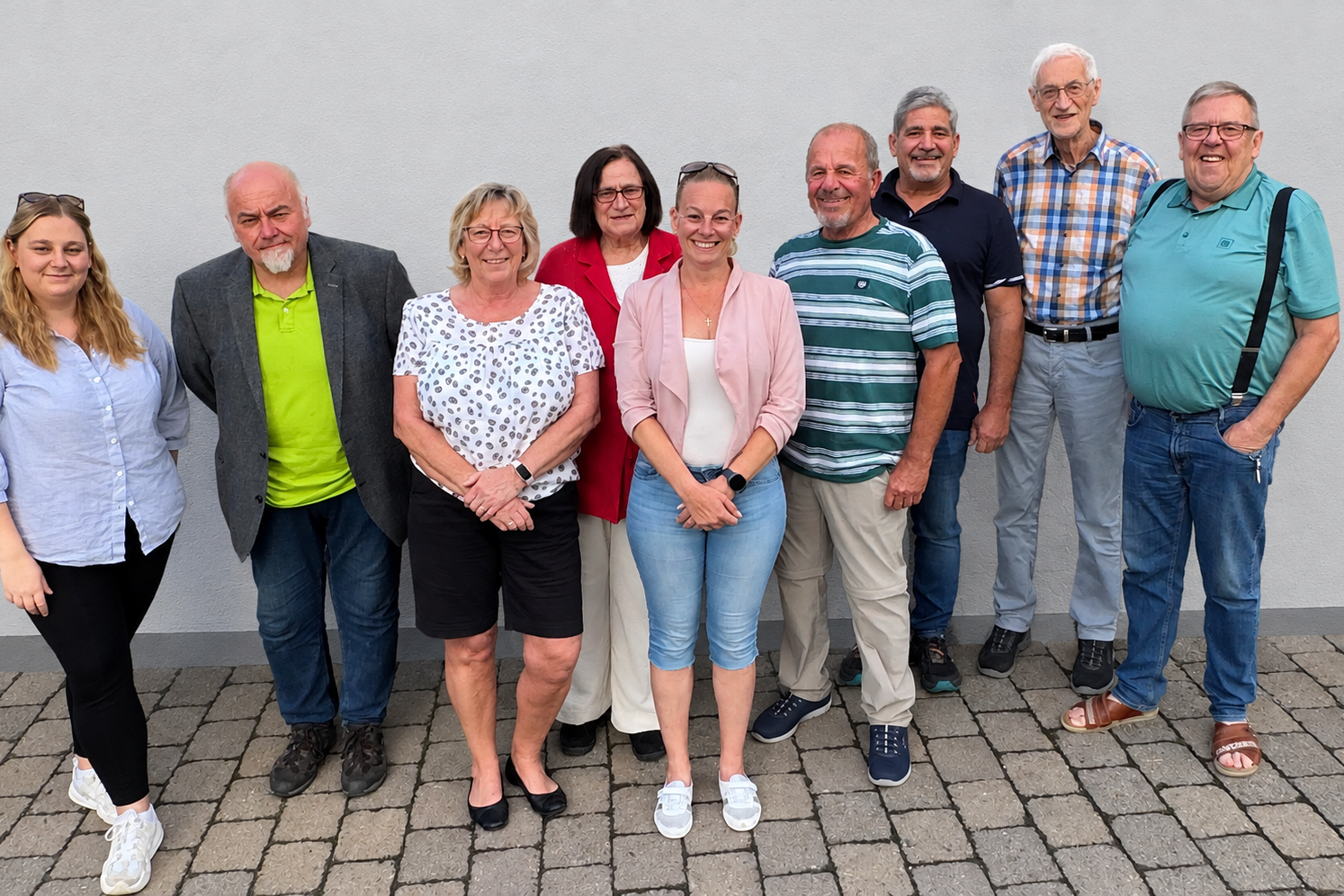 Ein Gruppenbild aller Vorstandsmitglieder des VdK OV - Burladingen
