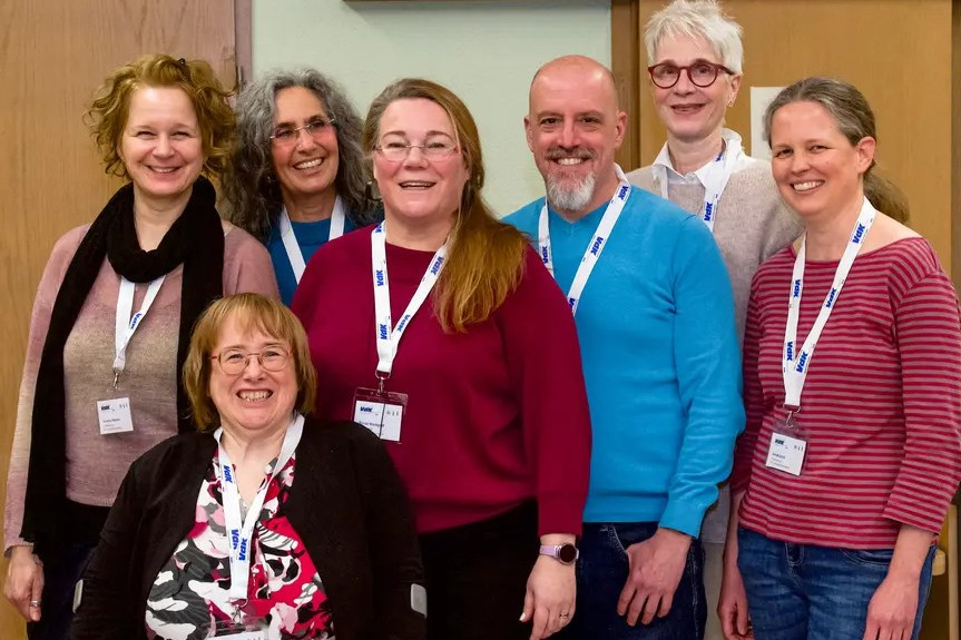 Vorstand des Ortsverandes Langensteinbach des Sozialverbandes VdK Sieben Mitglieder des Vorstandes des Ortsverbandes Langensteinbach