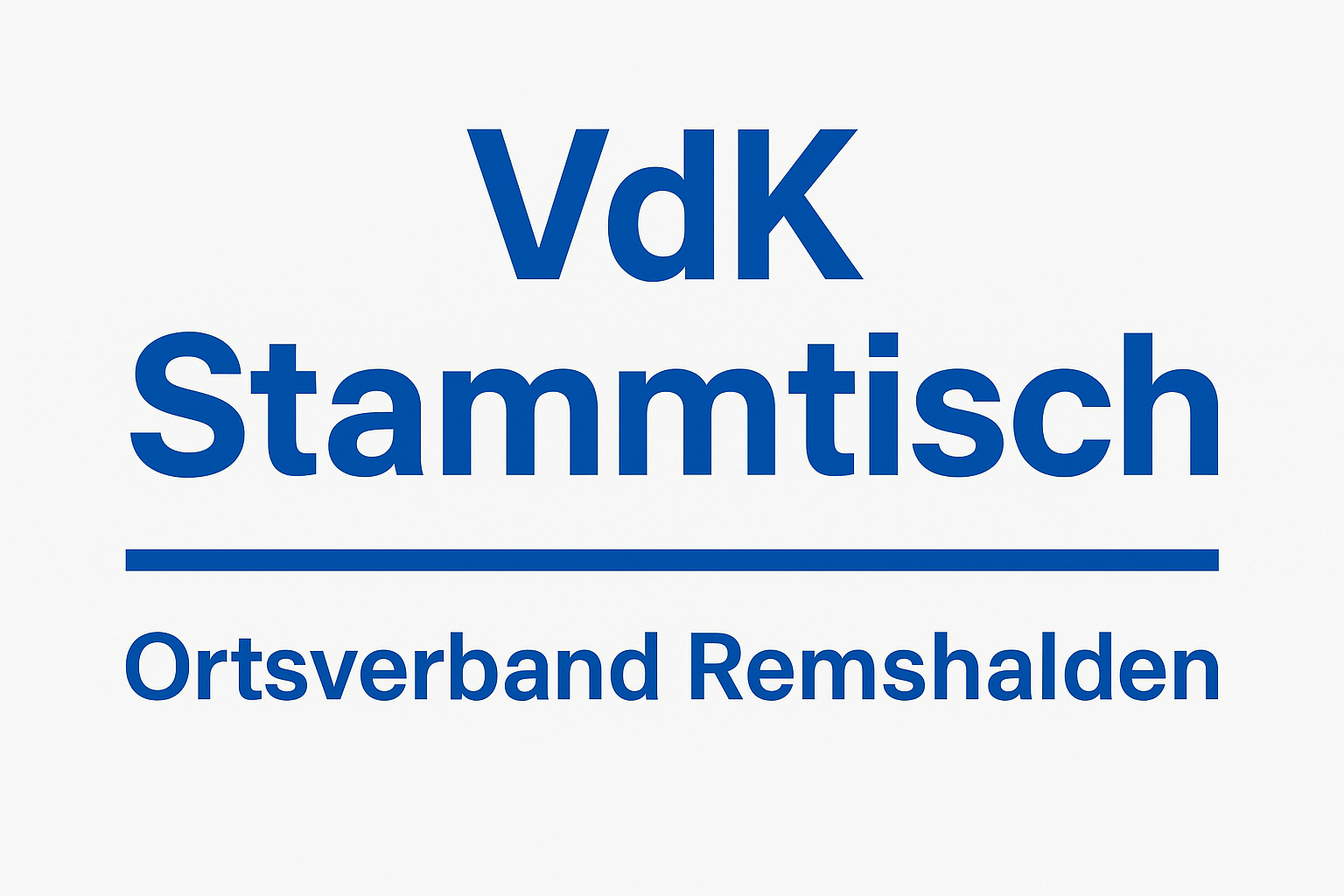 VdK Stammtisch VdK OV Remshalden Stammtisch