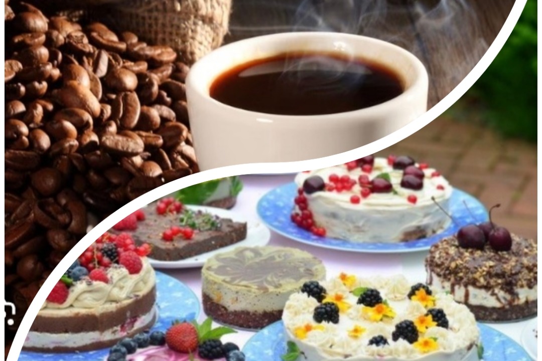 Kaffee und verschiedene Torten