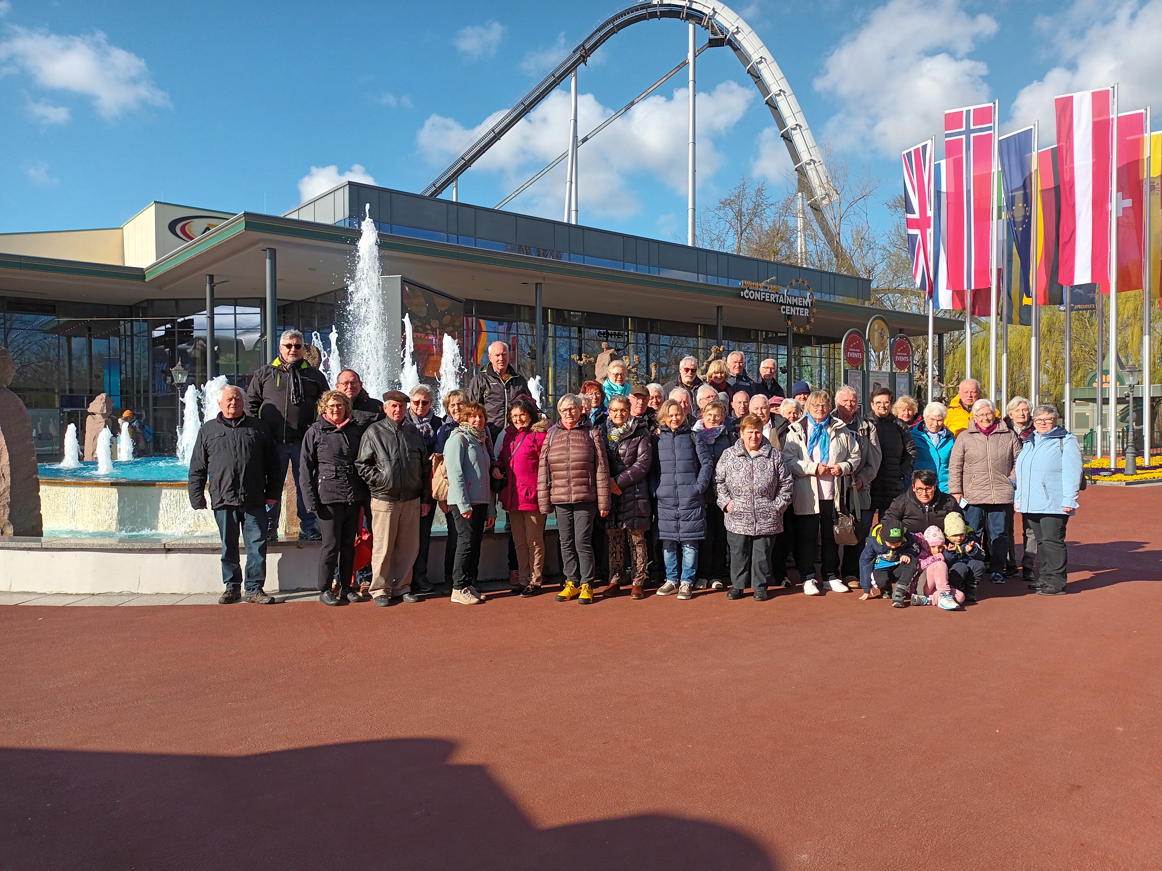 Gruppenbild, Reiseteilnehmer Mitglieder und Gäste