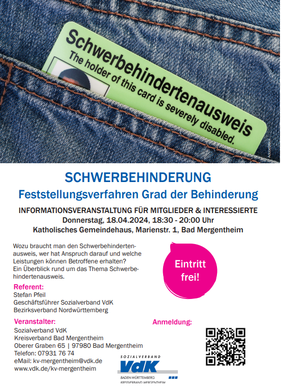 Flyer zur Informationsveranstaltung