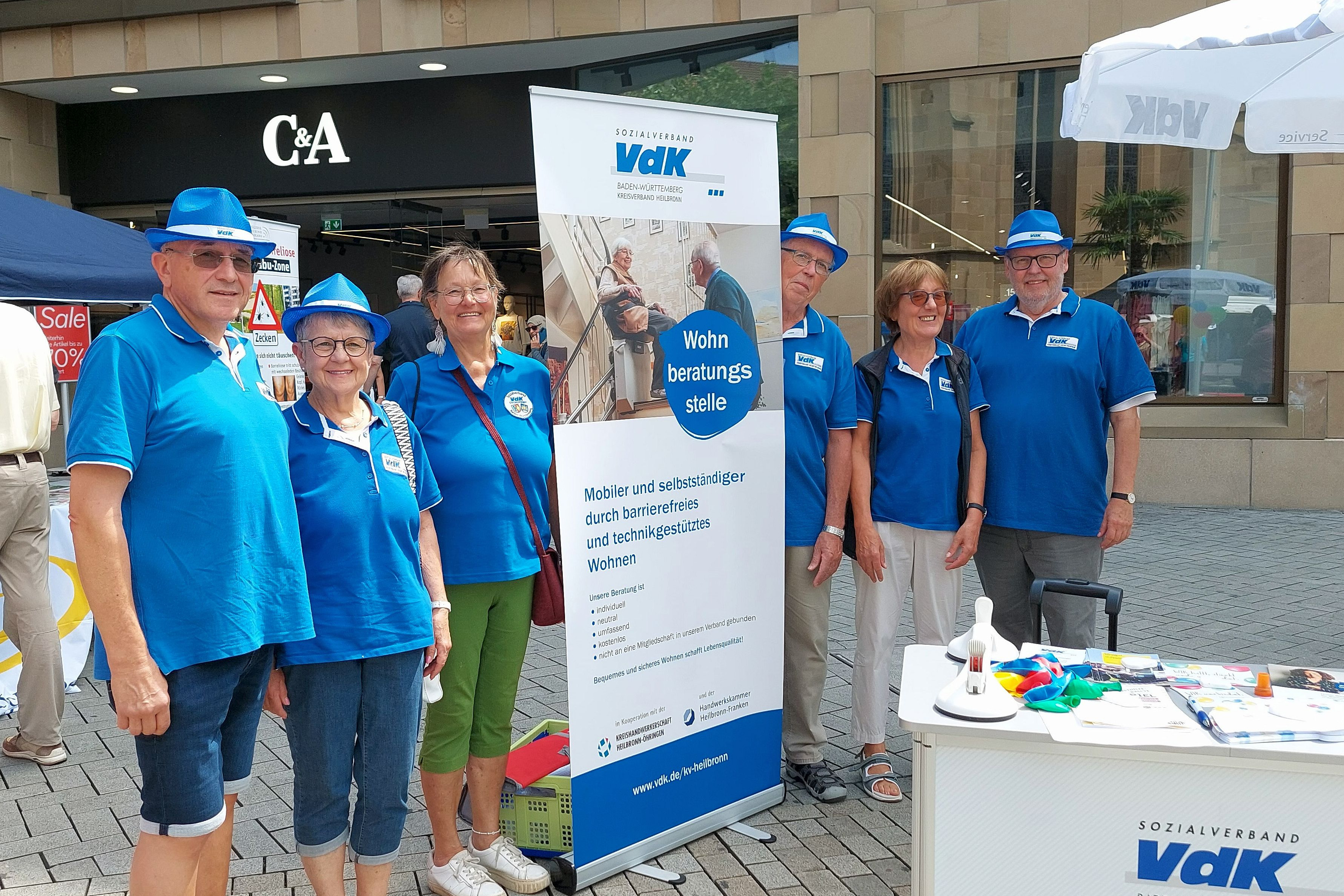 Das Team des VdK's auf dem Selbsthilfetag