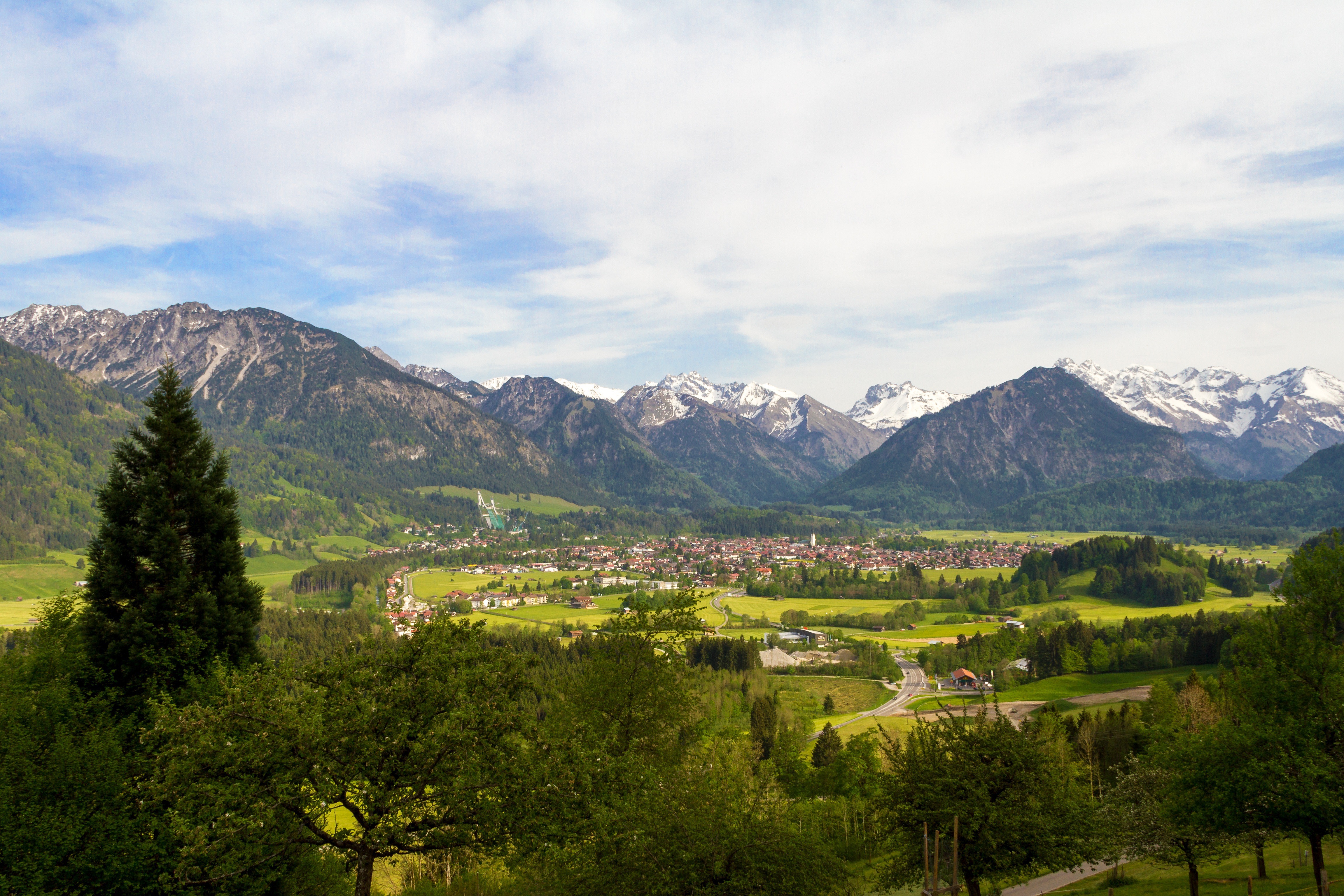 Oberstdorf und die Allg&auml;uer Alpen
