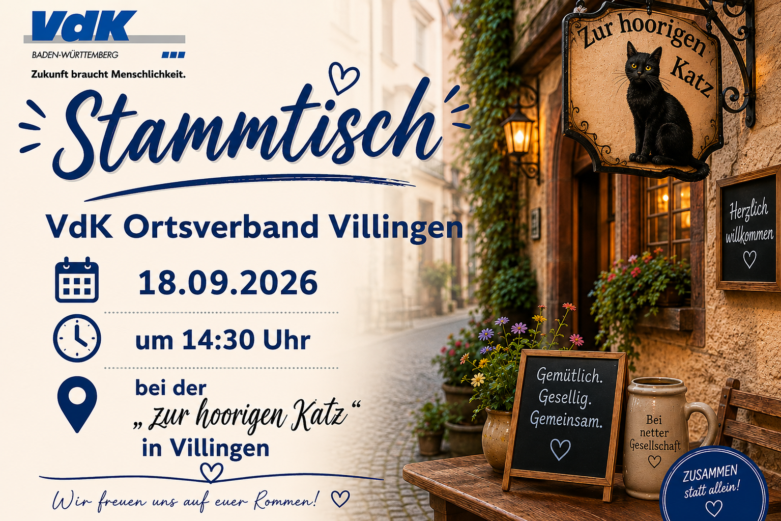Geschäftsführender Vorstand VdK OV Villingen " zur hoorigen Katz "