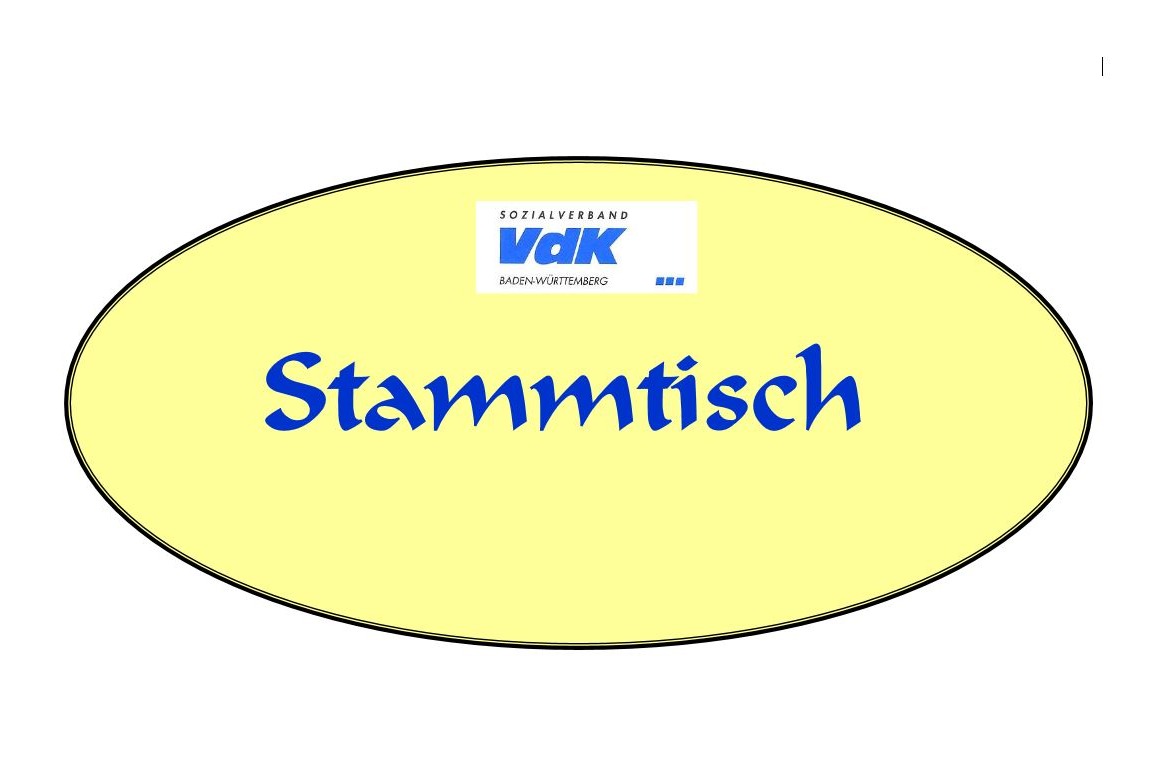 Schild Stammtisch