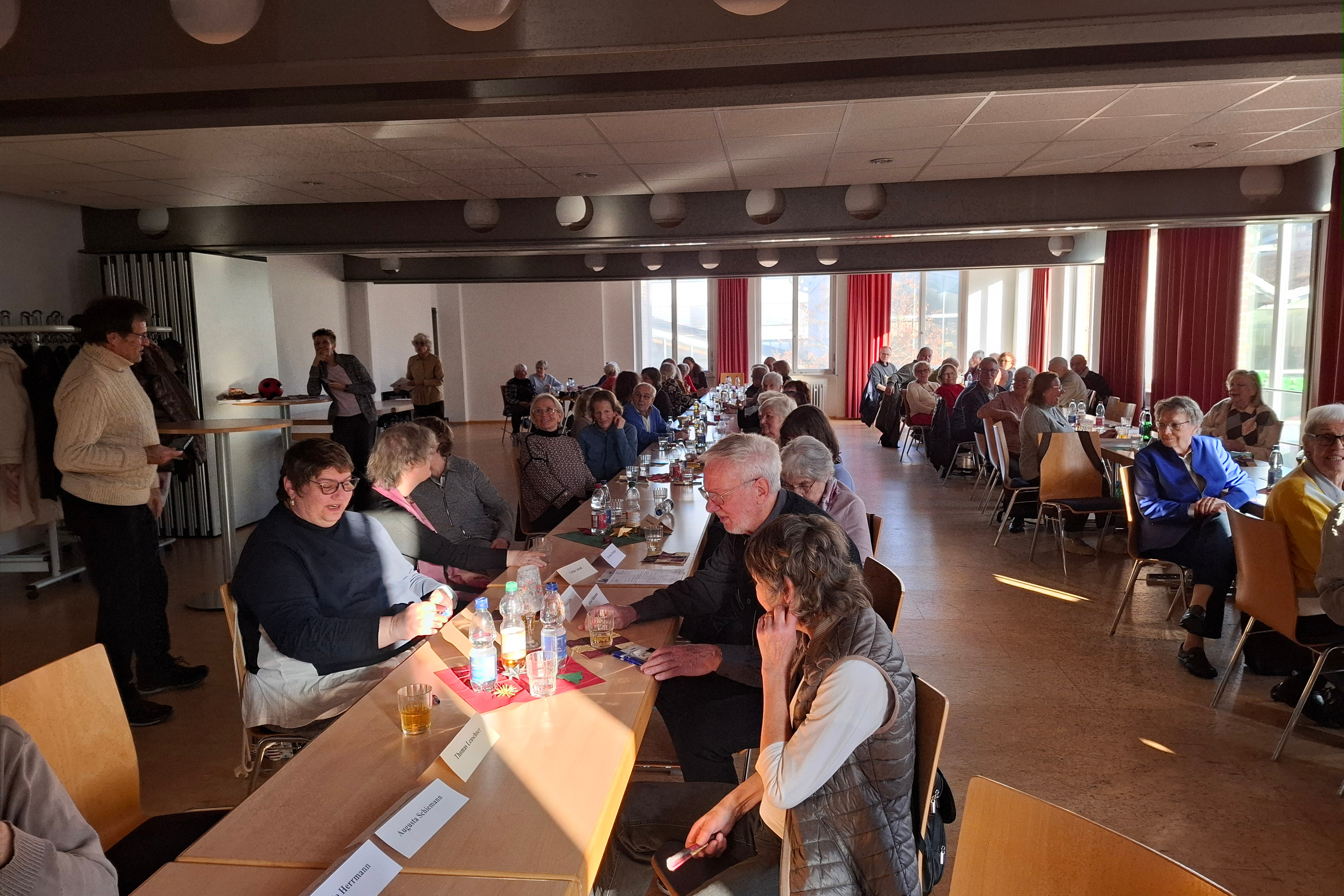Jahresabschlussfeier 2024 Saal Bürgerhaus