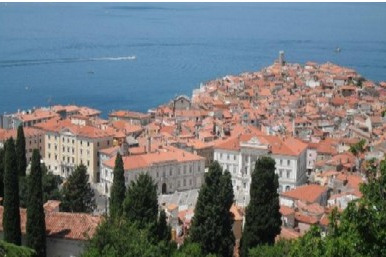 Portoroz Stadtbild von Protoroz