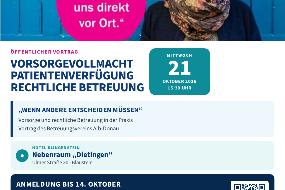 Vortrag f&uuml;r alle