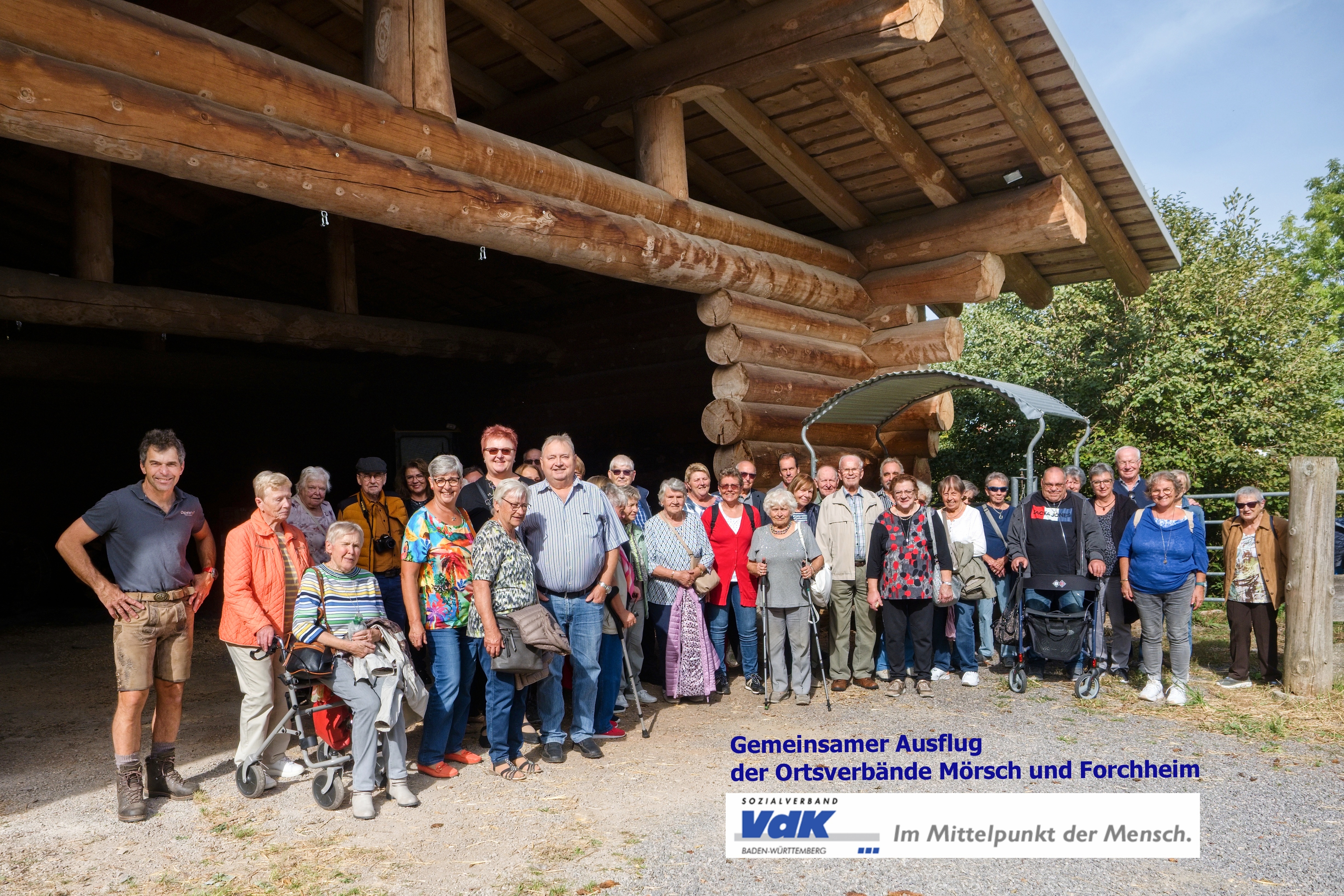 Gruppenbild beim Ospelehof bei Hinterzarten