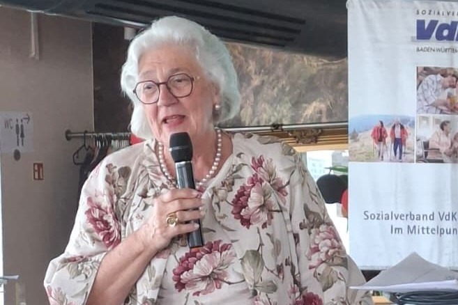 1. Vorsitzende vom Hospitzverein Brunhilde Raiser