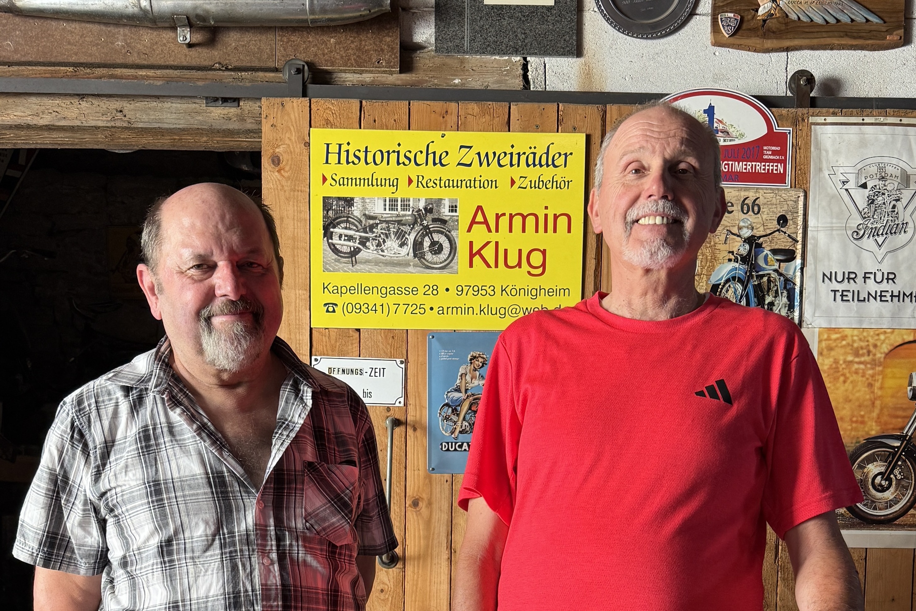 Armin Klug und Stephan B&uuml;rschgens Ortsvorsitzender VdK OV K&ouml;nigheim