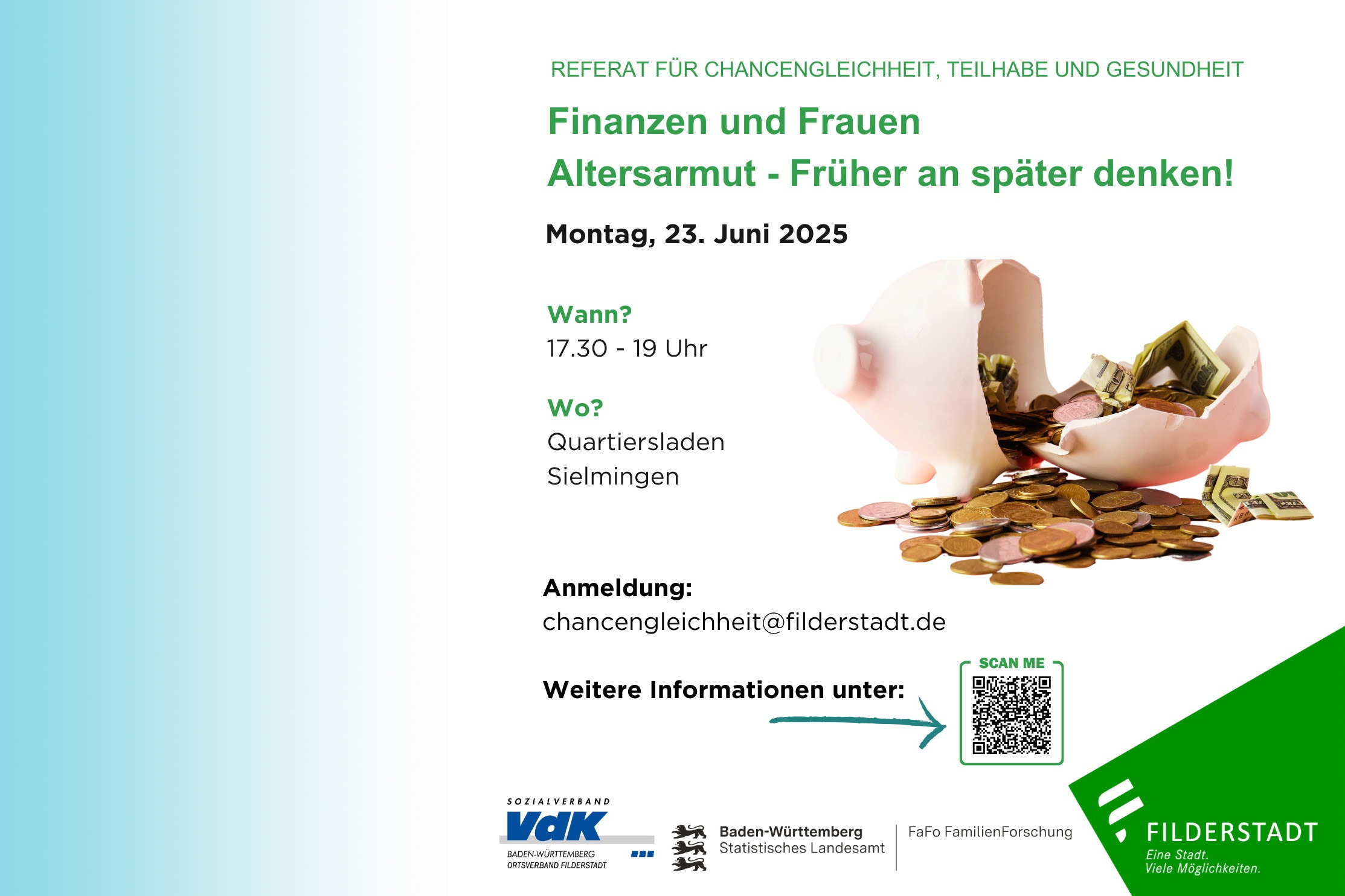 Einladung zur Veranstaltung Altersarmut Einladung zur Veranstaltung Altersarmut