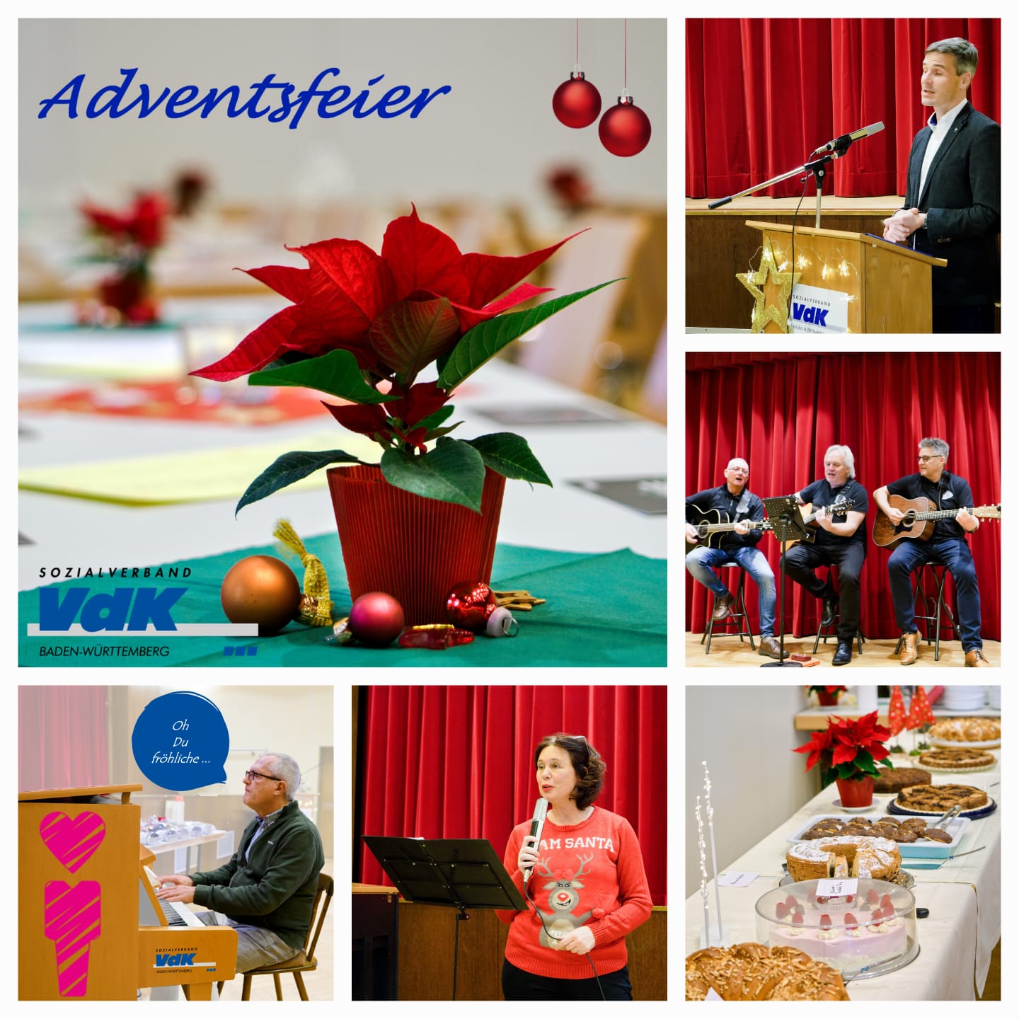 Adventsfeier VdK Mörsch Bilder von der Adventsfeier am 01.12.24