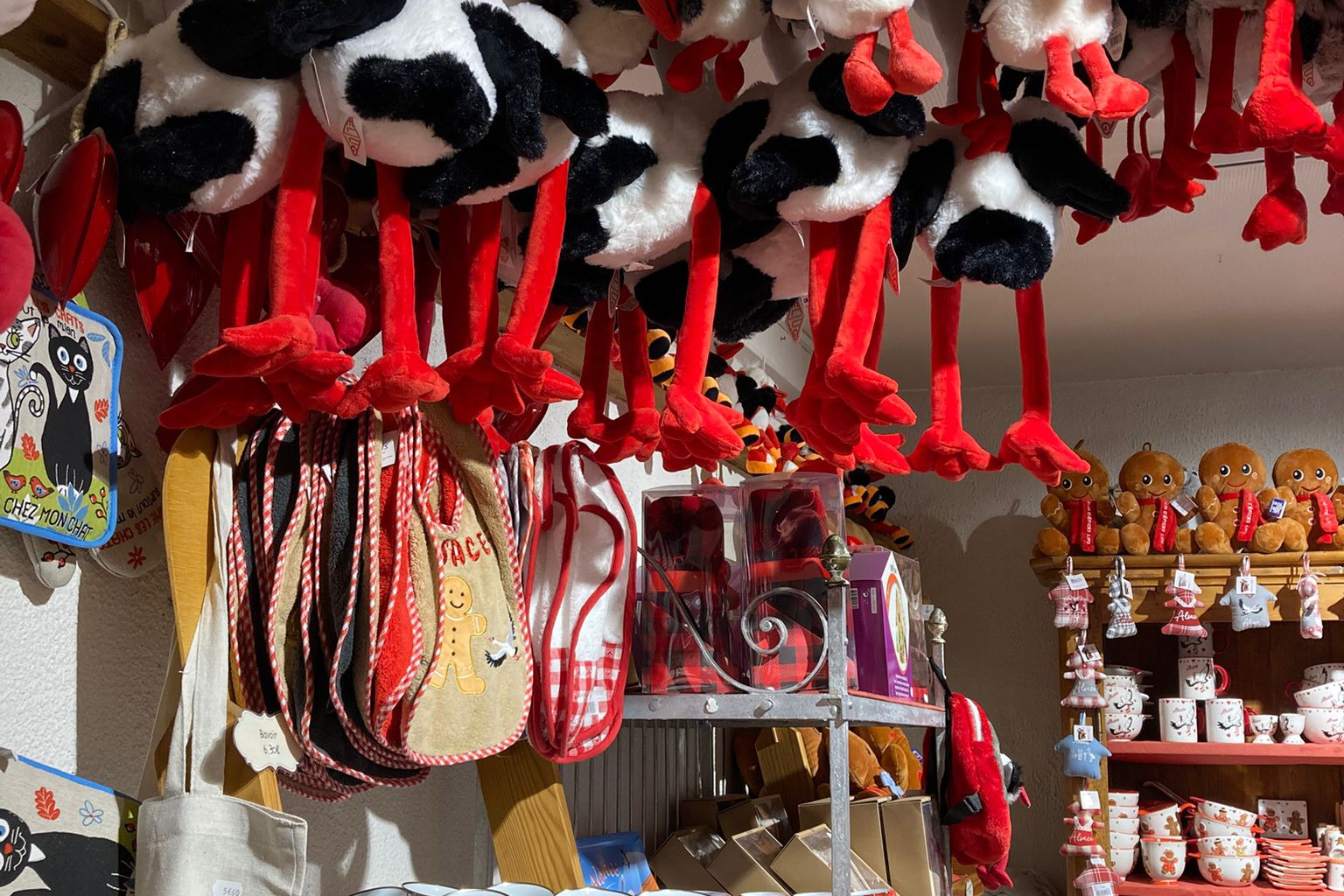 Souvenirladen im Elsass Storch