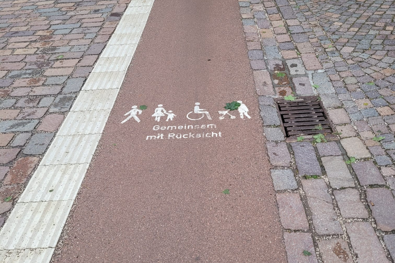 Inklussive Fahrbahn