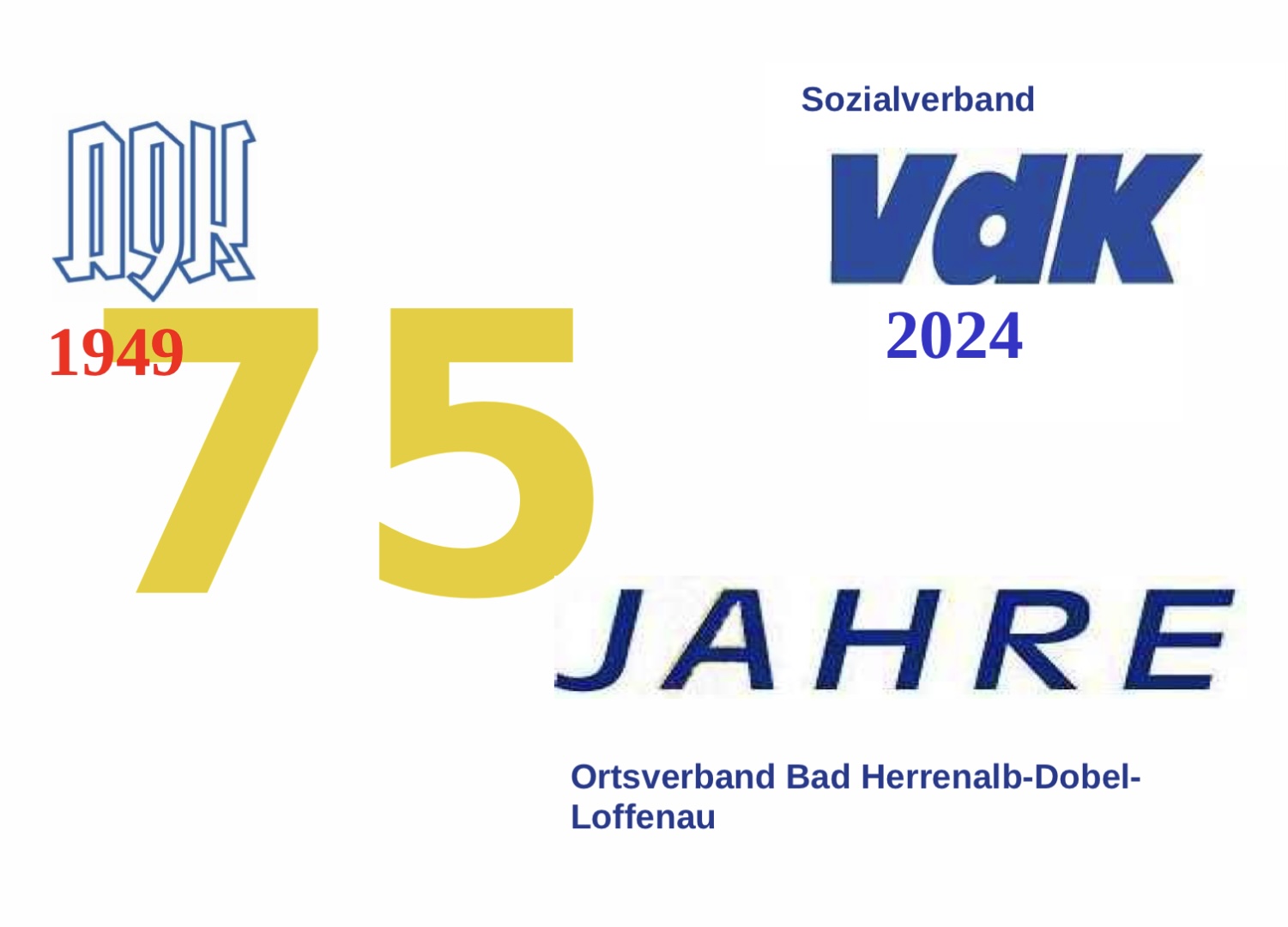 75 Jahr Logo