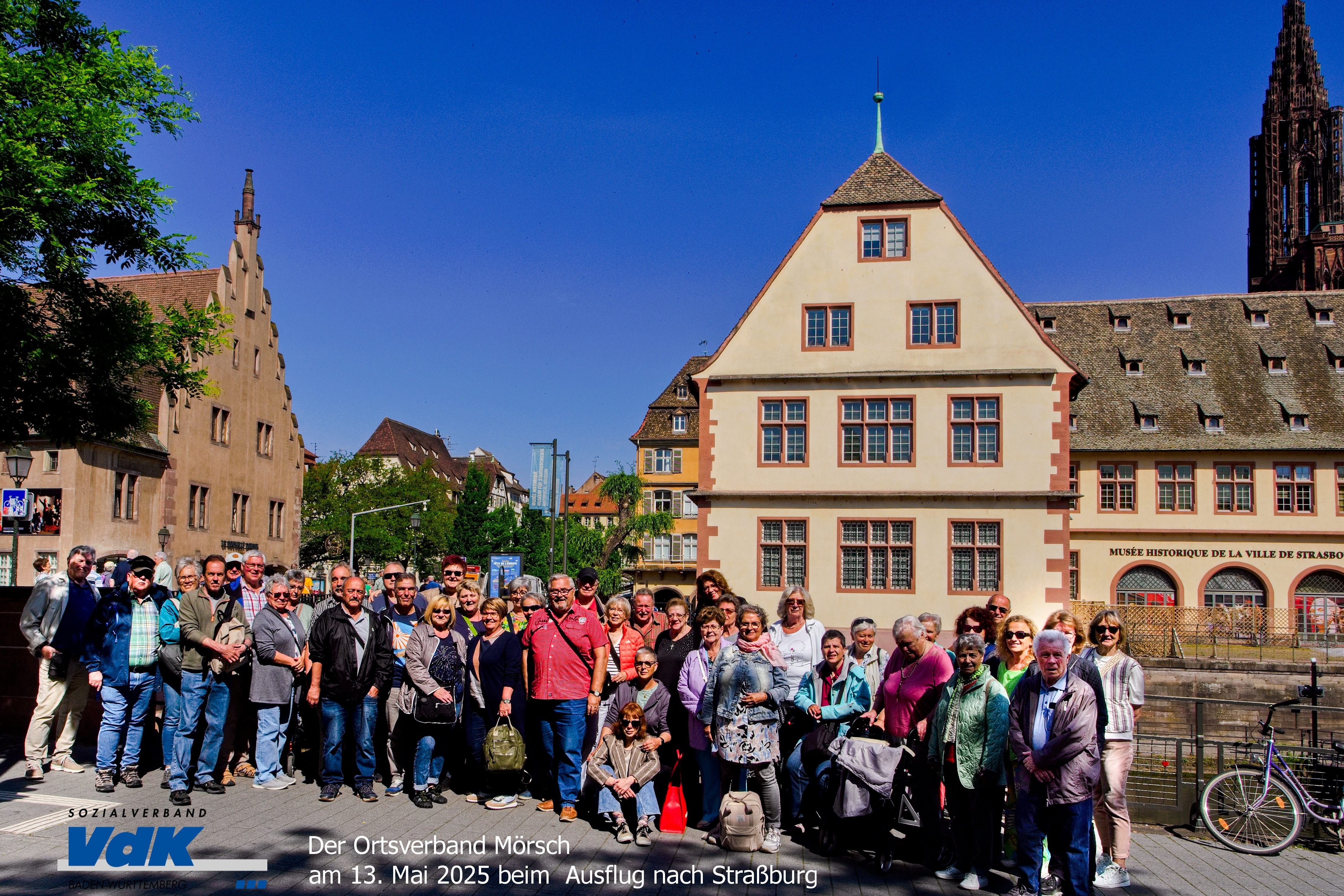 Die Teilnehmer am Ausflug nach Straßburg