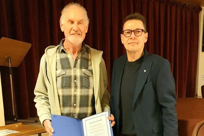 Ehrung Ludwig Hagner, Goldene Verdienstnadel
