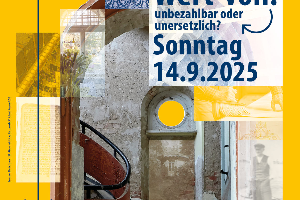 Tag des Debkmals Plakat zum Tag des Denkmals