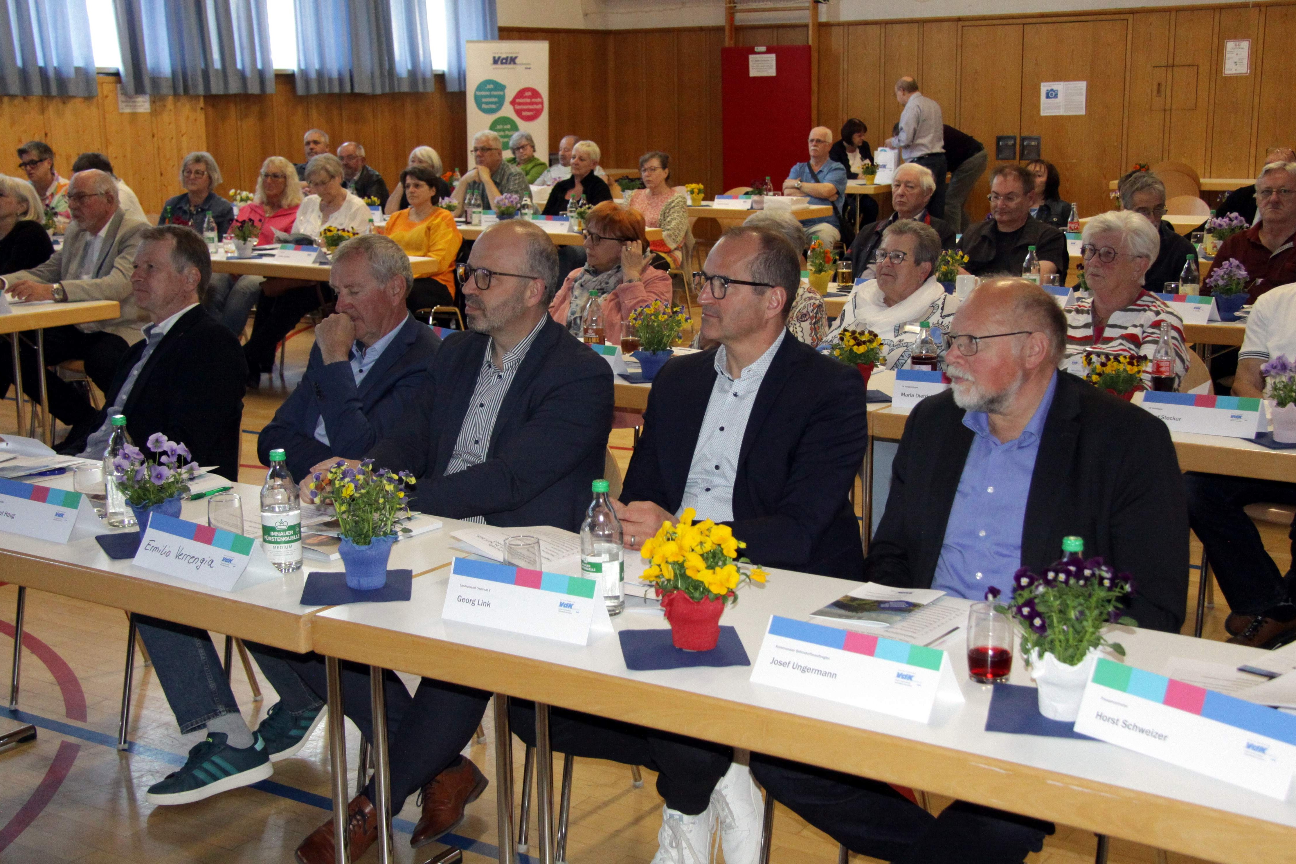 Blick in die Turn-und Festhalle