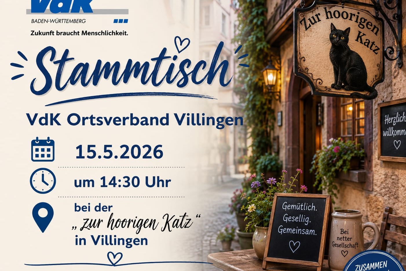 Stammtisch VdK ortsverband Villingen