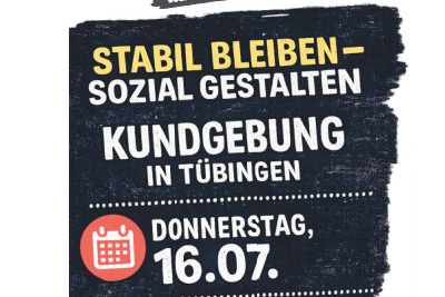 Flyer Kundgebung am 16.7.26