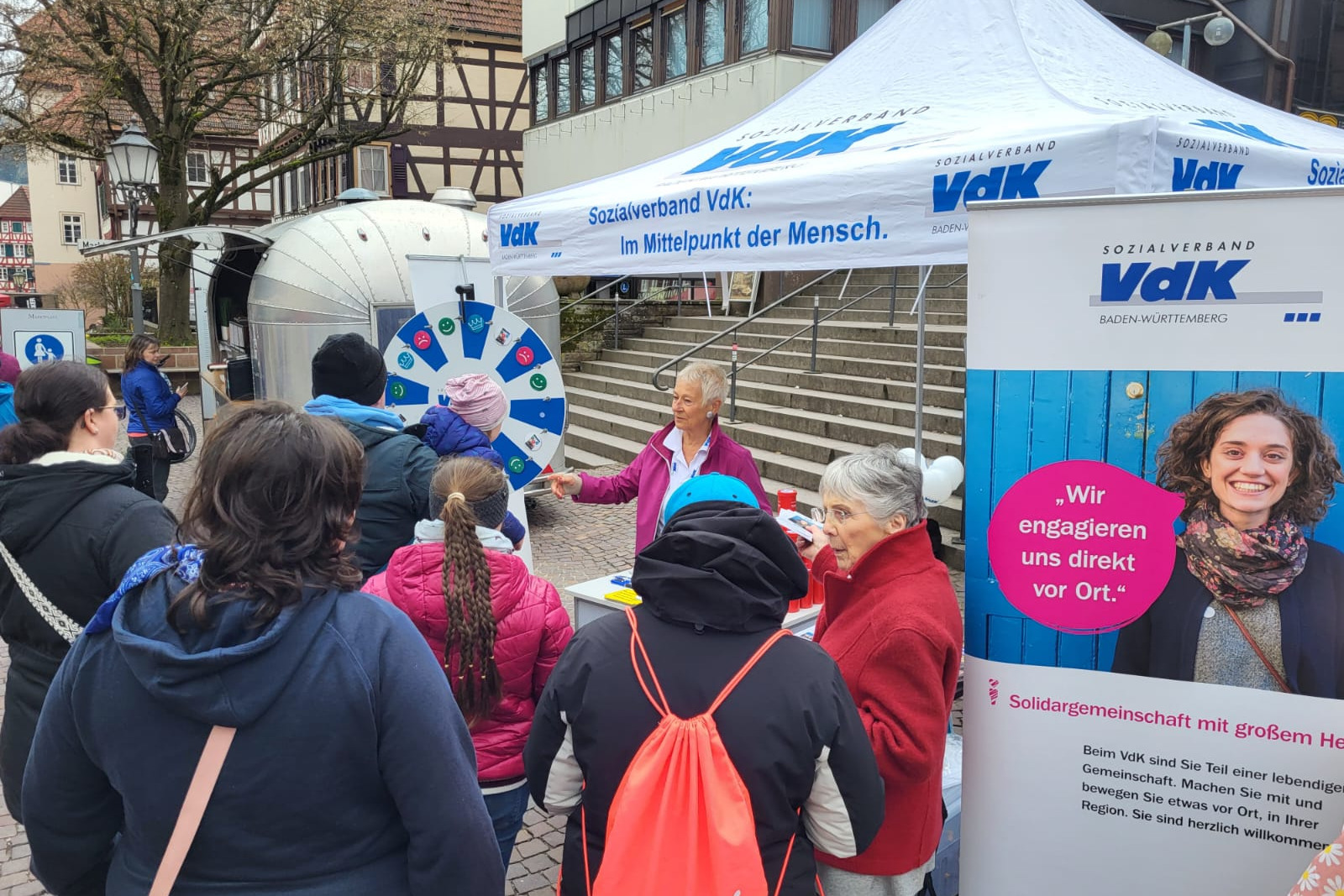 Ortsverband Calw mit seinem Infostand