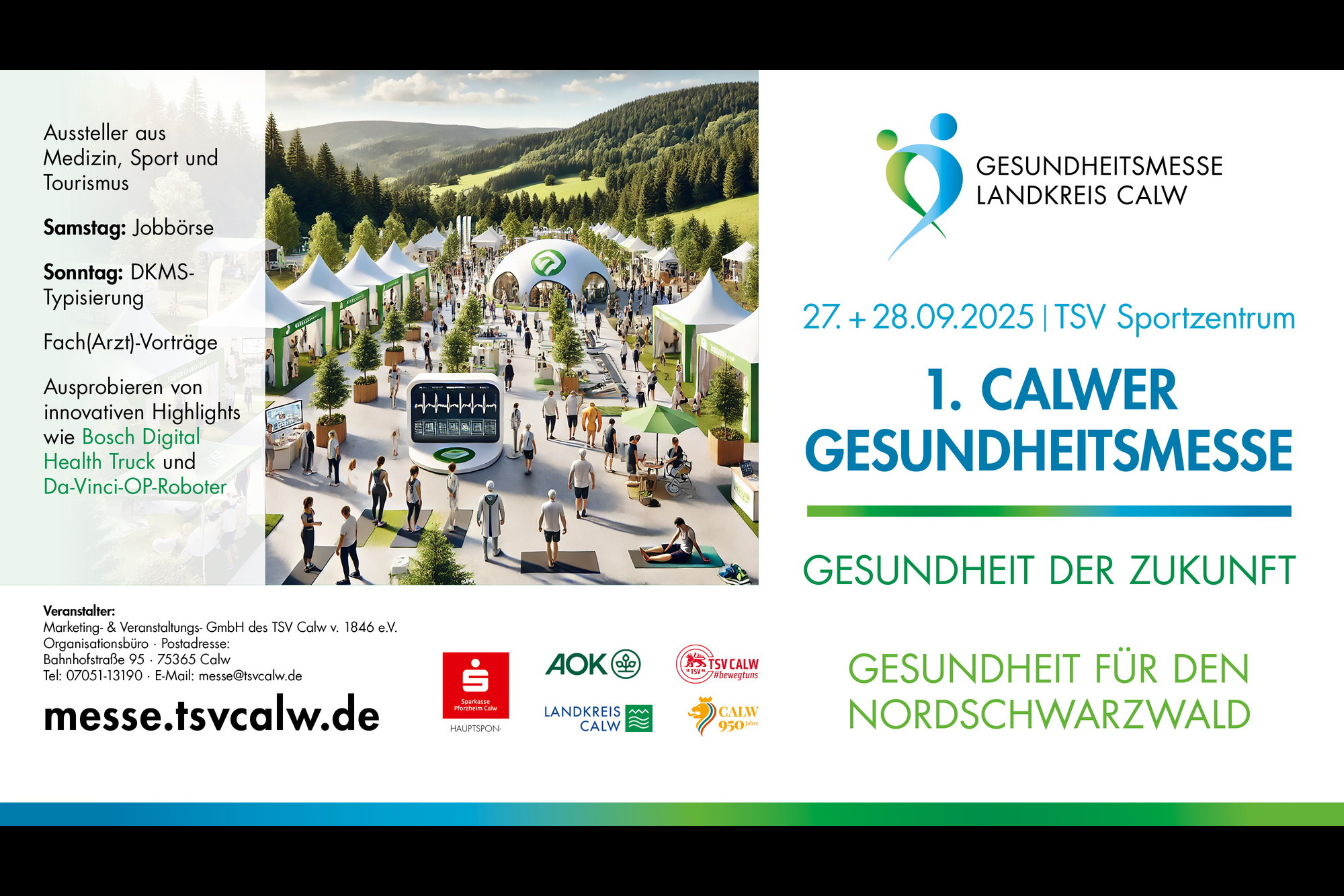 Gesundheitsmesse Landkreis Calw Plakat 1. Calwer Gesundheitsmesse
