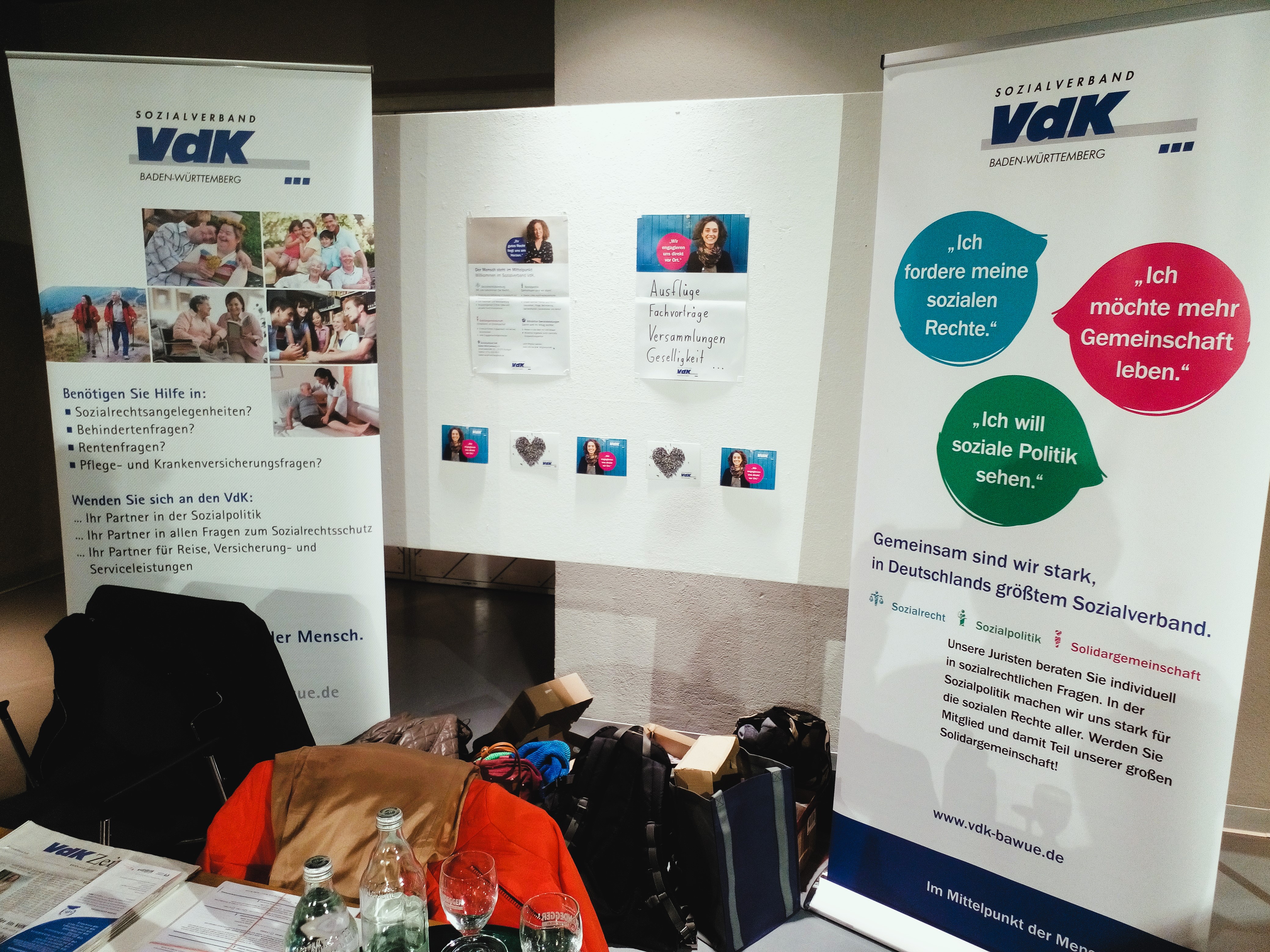 Stand an der Ehrenamtsmesse Stand an der Ehrenamtsmesse