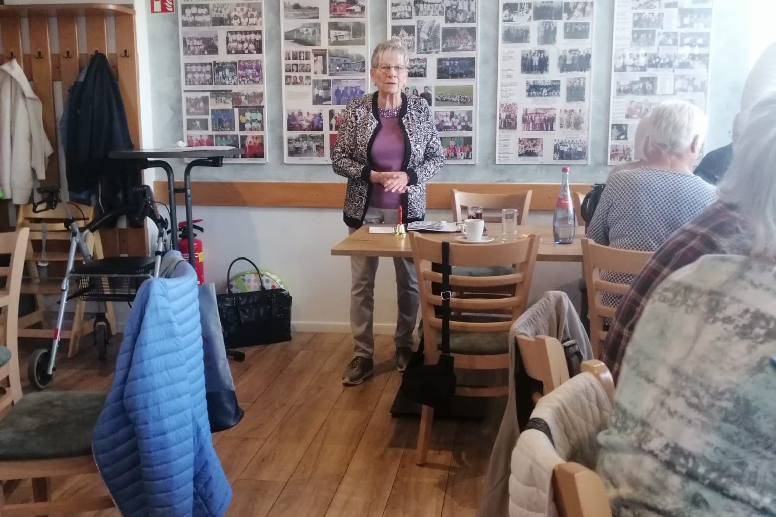 Karin Koletzko berichtet von den Unternehmungen des OV Obersulm im Jahr 2025 Das Bild zeigt Karin Koletzko die von den Unternehmungen des OV Obersulm im Jahr 2025 berichtet