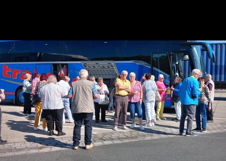 Start zur Tagesfahrt nach Bad Kissingen