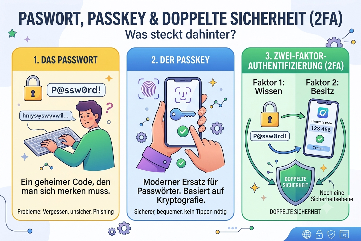Hier ist eine mit KI generierte Bildkomposition als Einladung zum Vortrag zu sehen