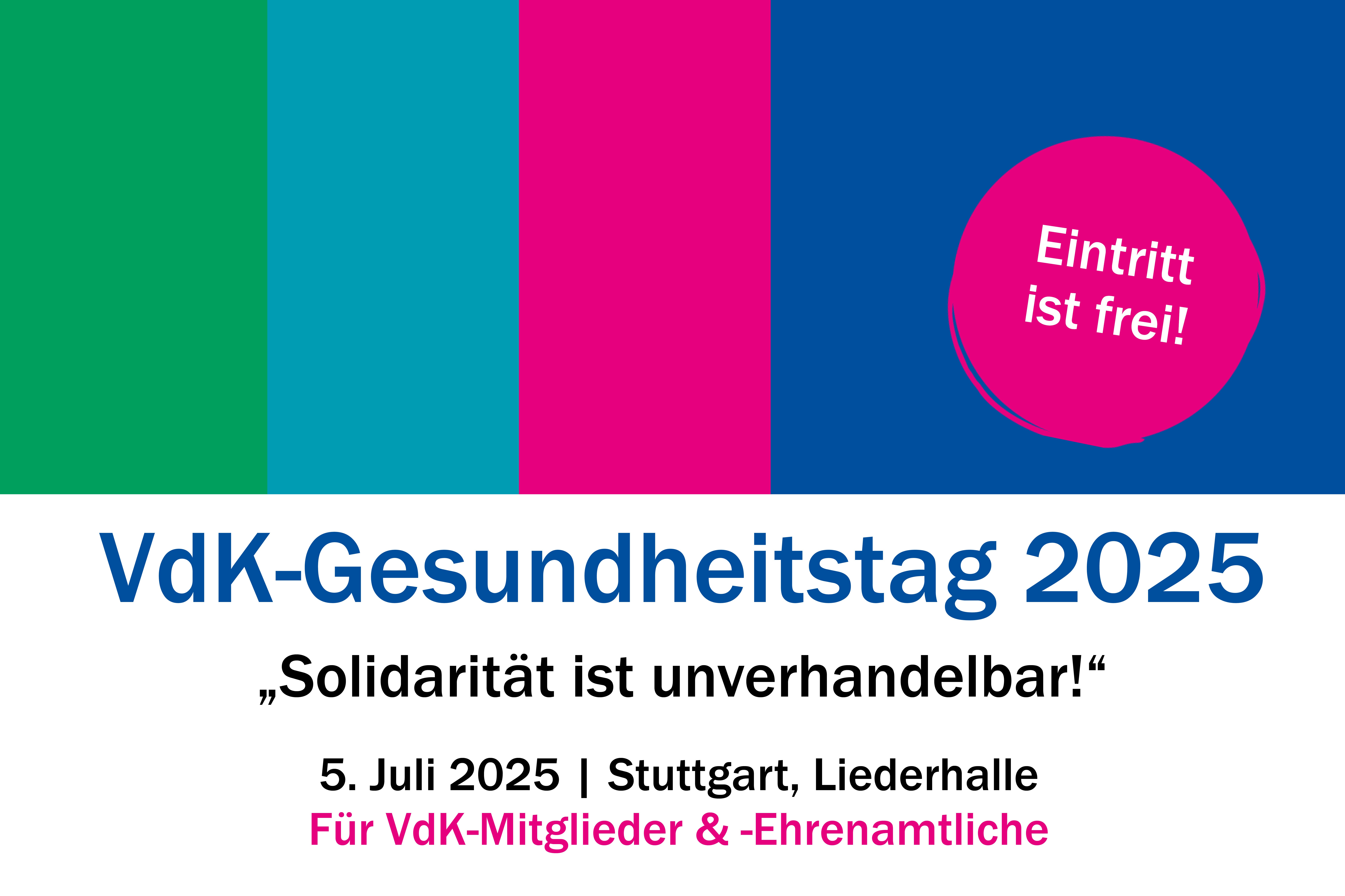 VdK-Gesundheitstag 2025 VdK-Gesundheitstag 05.07.2025 in der Liederhalle in Stuttgart
