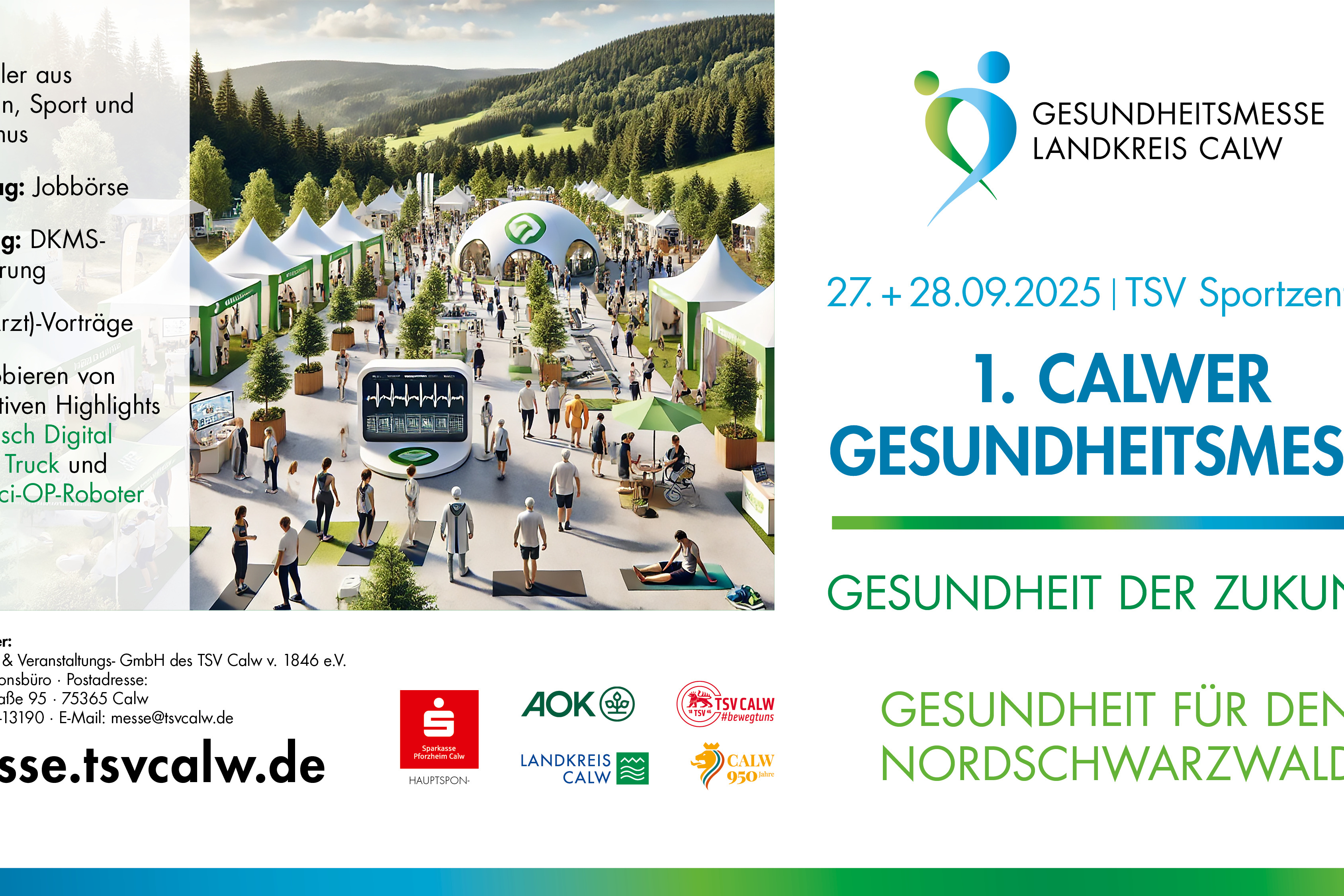 Plakat 1. Calwer Gesundheitsmesse