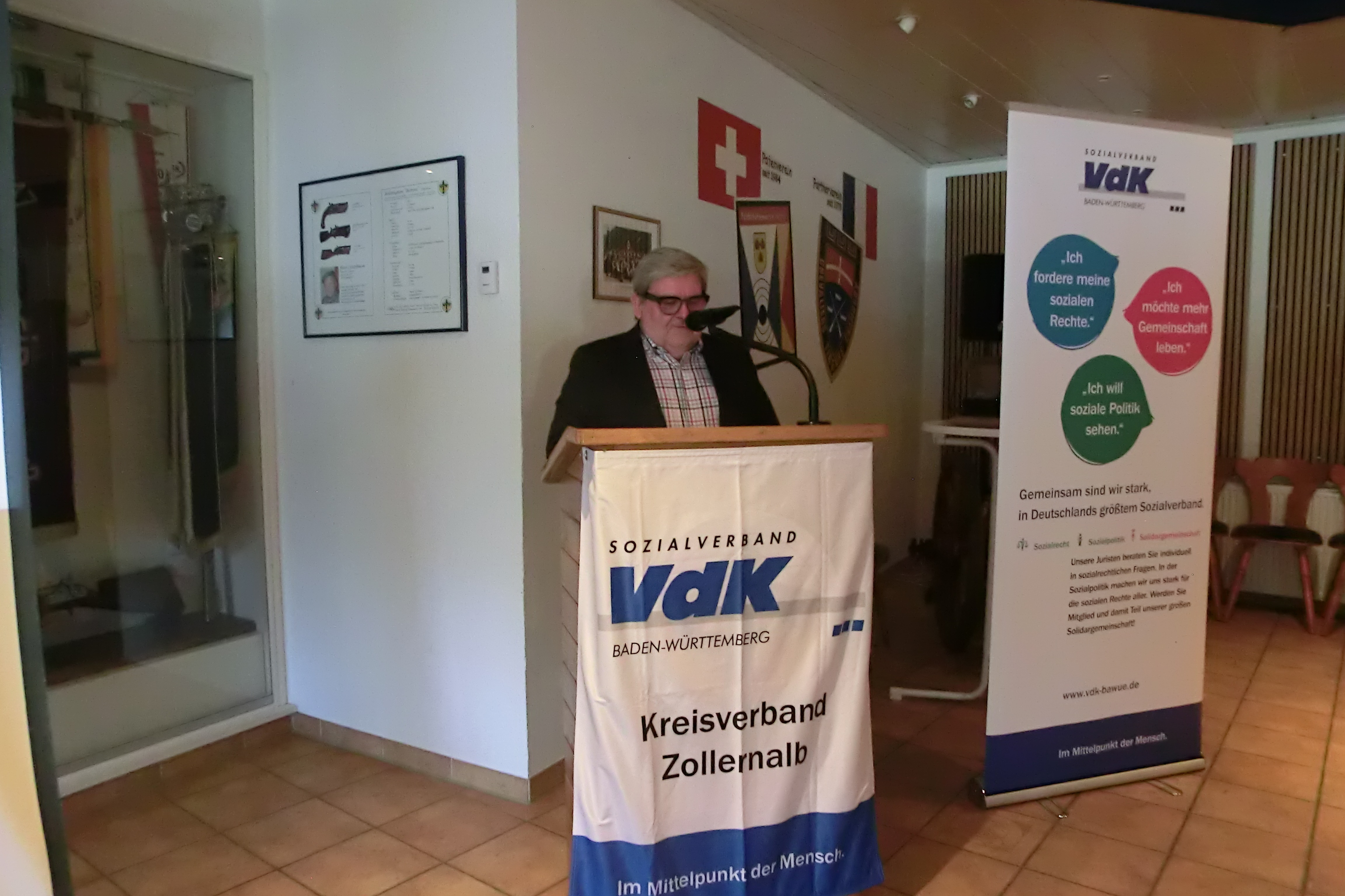 Begrüßung durch den Kreisverbandsvorsitzenden Roland Sauter