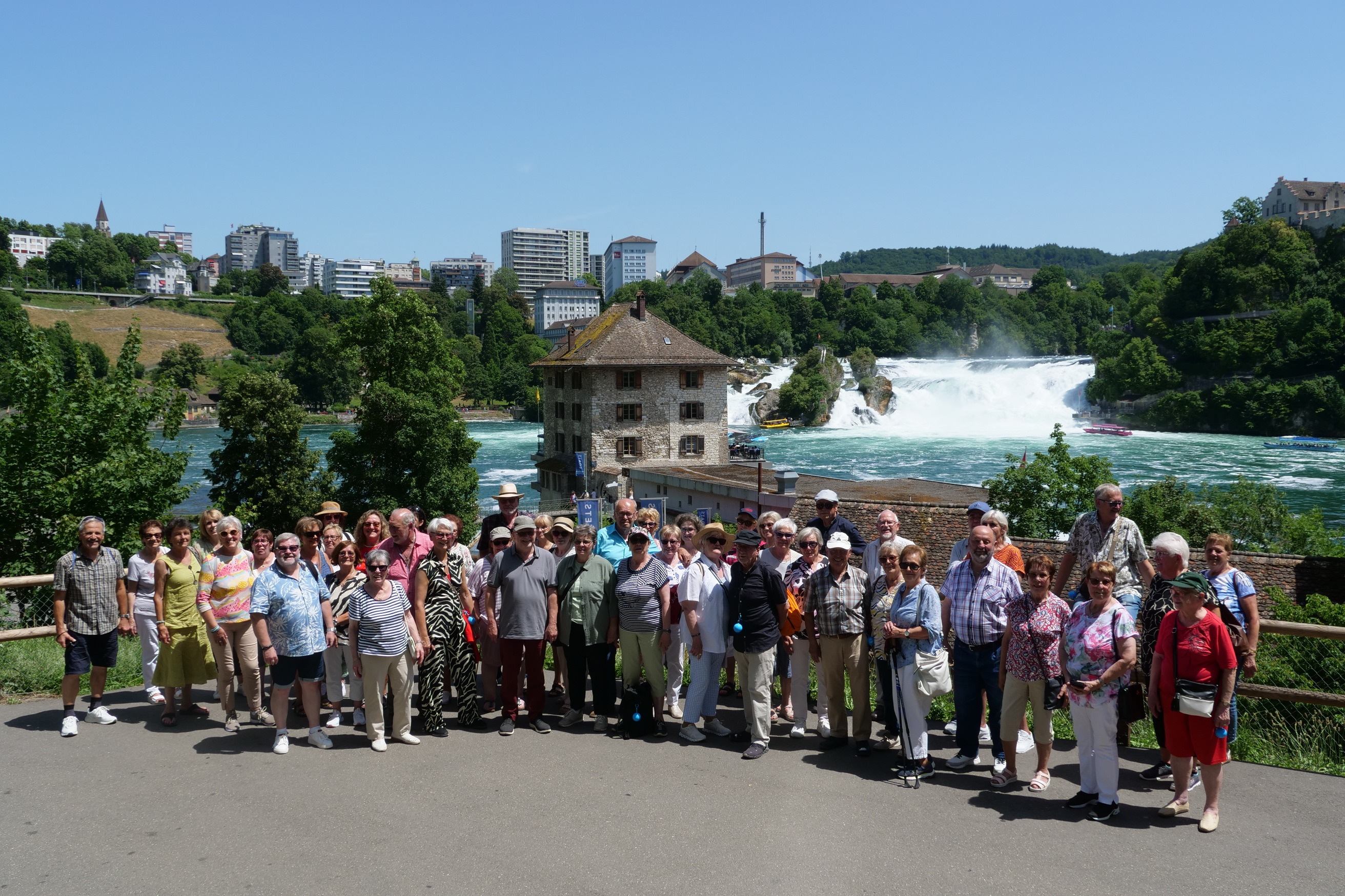 So sah es 2025 am Rheinfall aus.