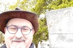 Hans-Peter Weber auf dem Salzpfad