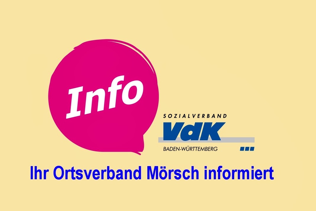 Ihr Ortsverand informiert Ihr Ortsverand informiert