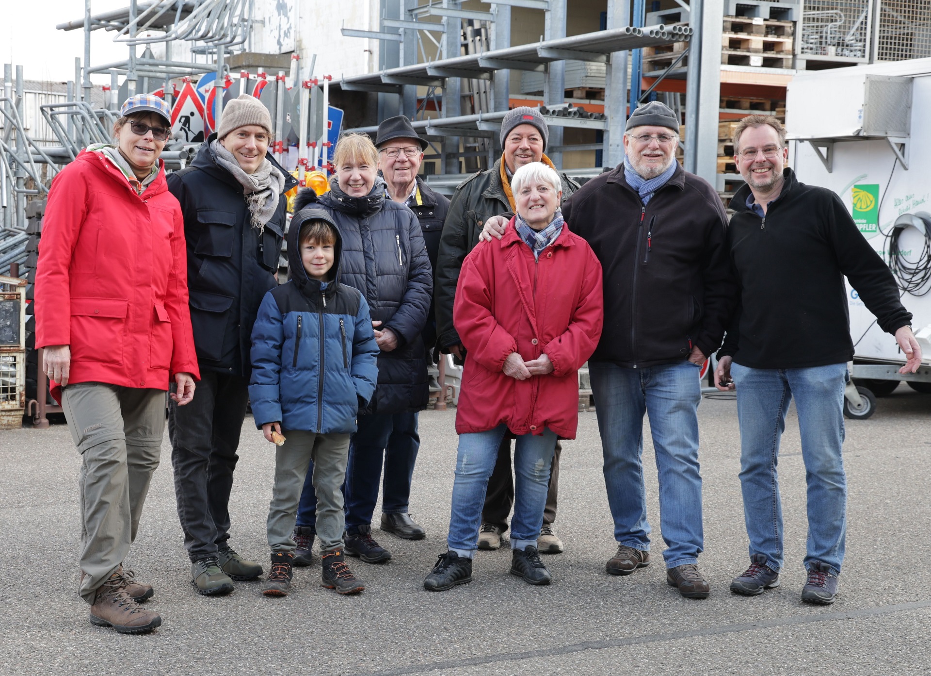 Gruppenfoto Müllsammelaktion 11.03.2024