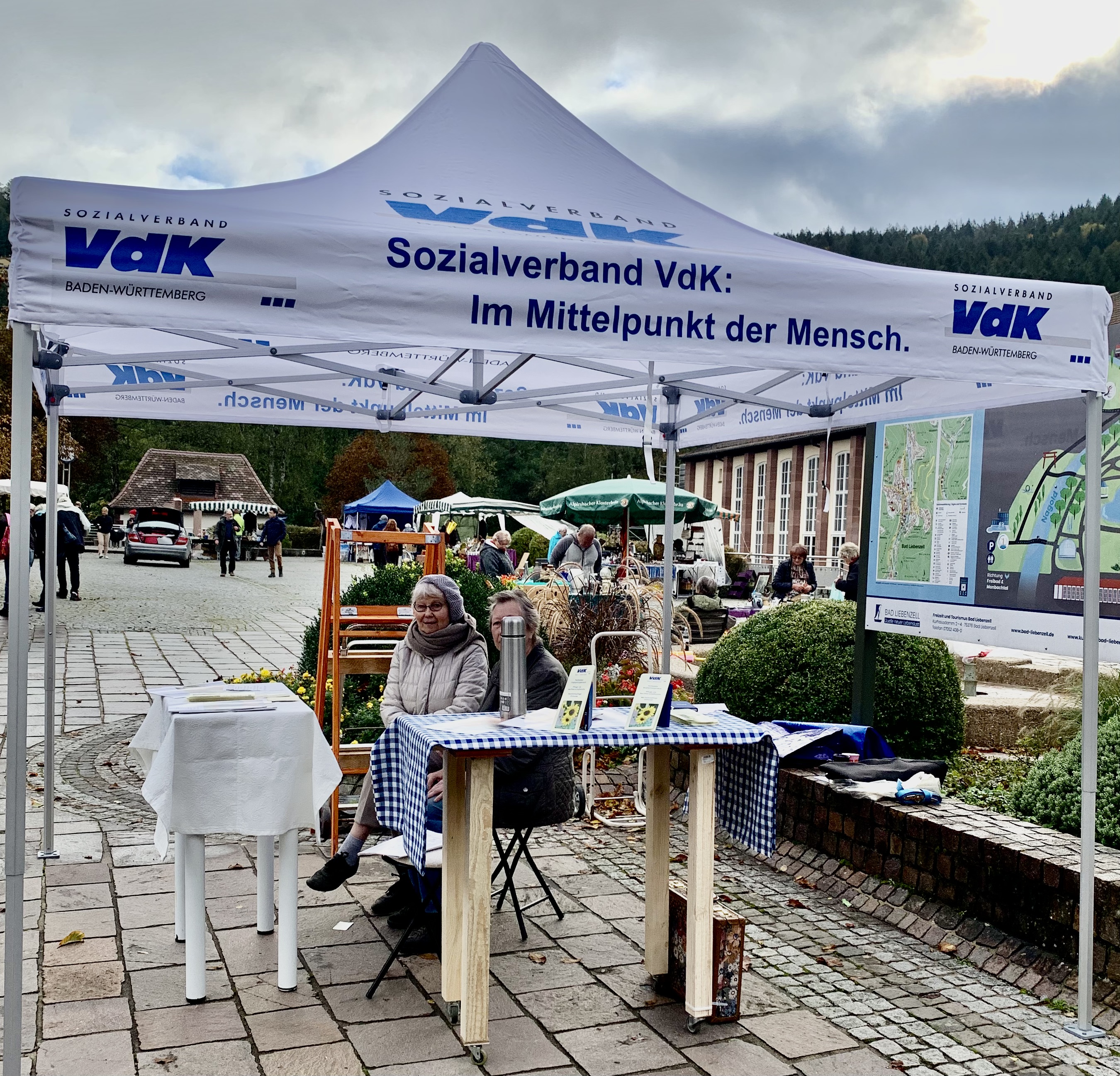 Der Vdk Sozialverband auf dem Marktplatz