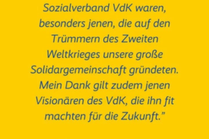 Glückwünsche Vorsitzender Johannes Mack