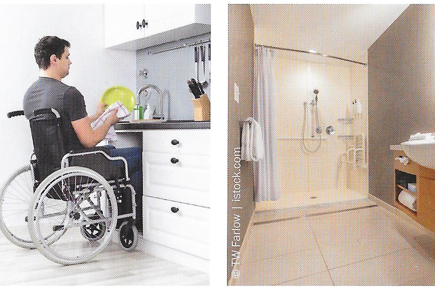 Bild zeigt ein barrierefreies Badezimmer