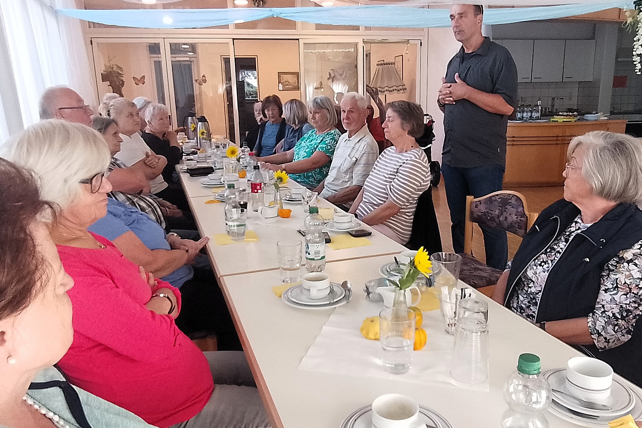 Clemens berichtet vom Spaziergang beim Cafe