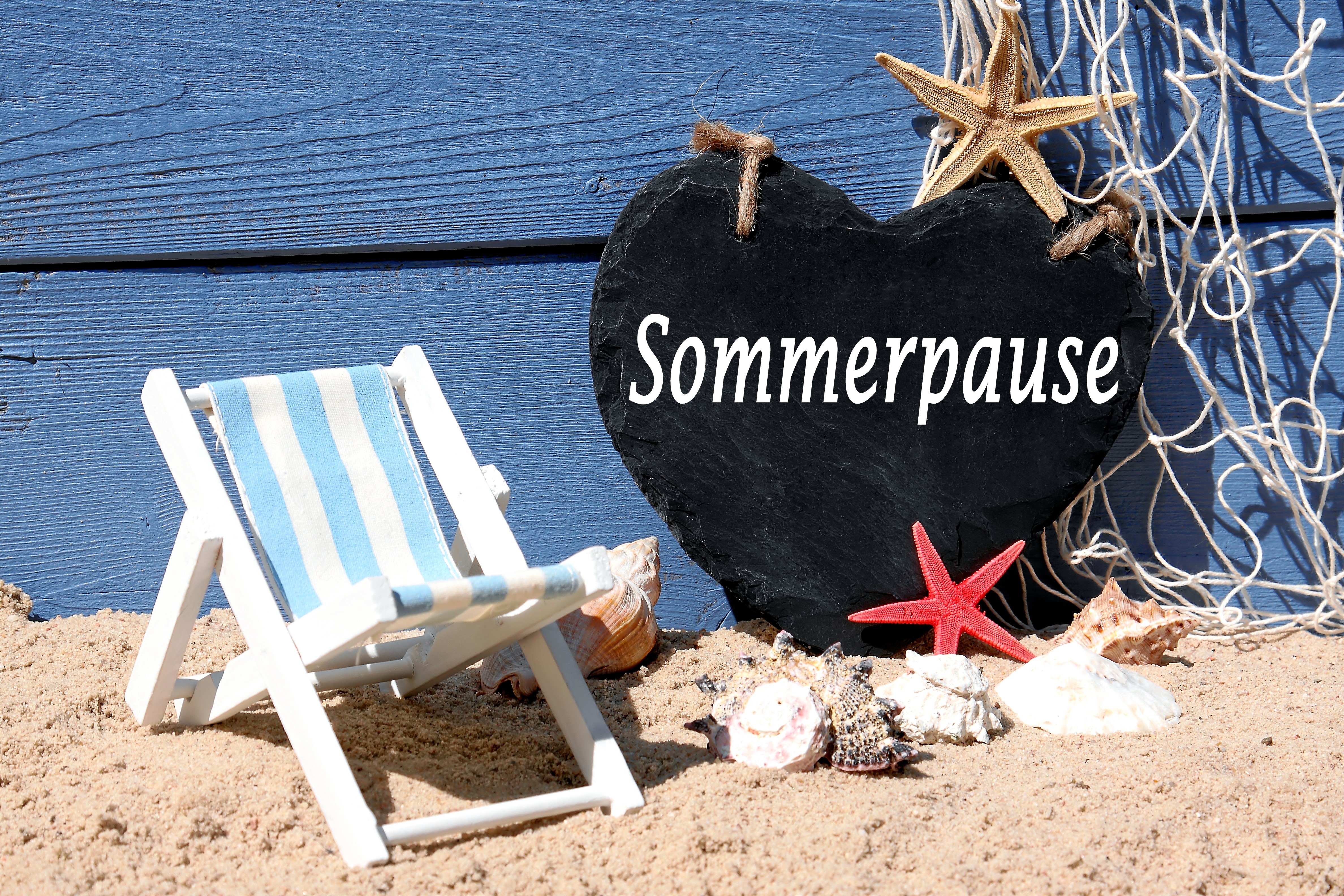 Sommerpause im August Sommerpause