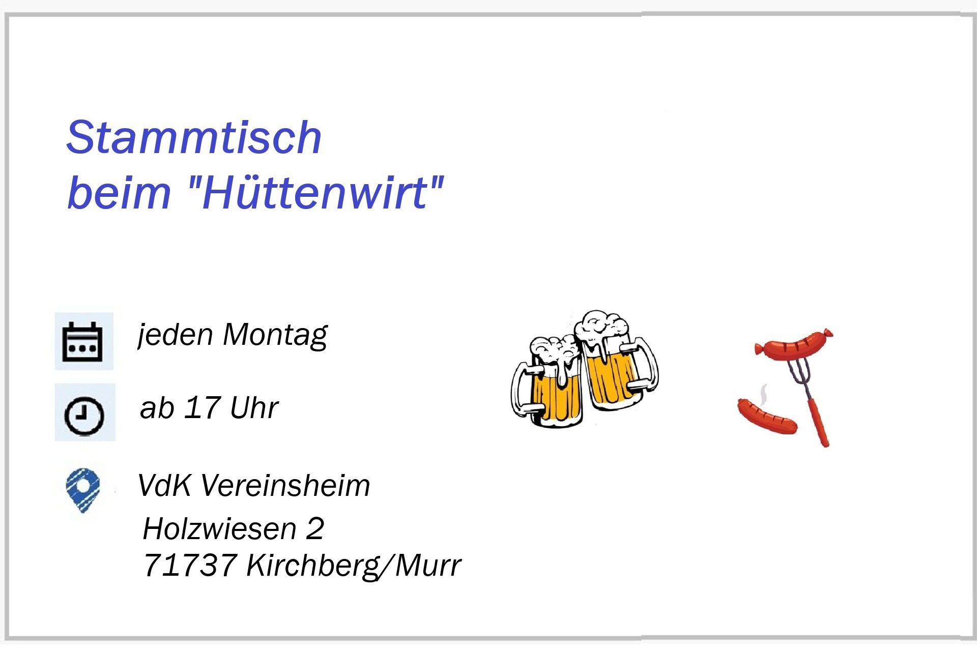 Symbolbild Stammtisch