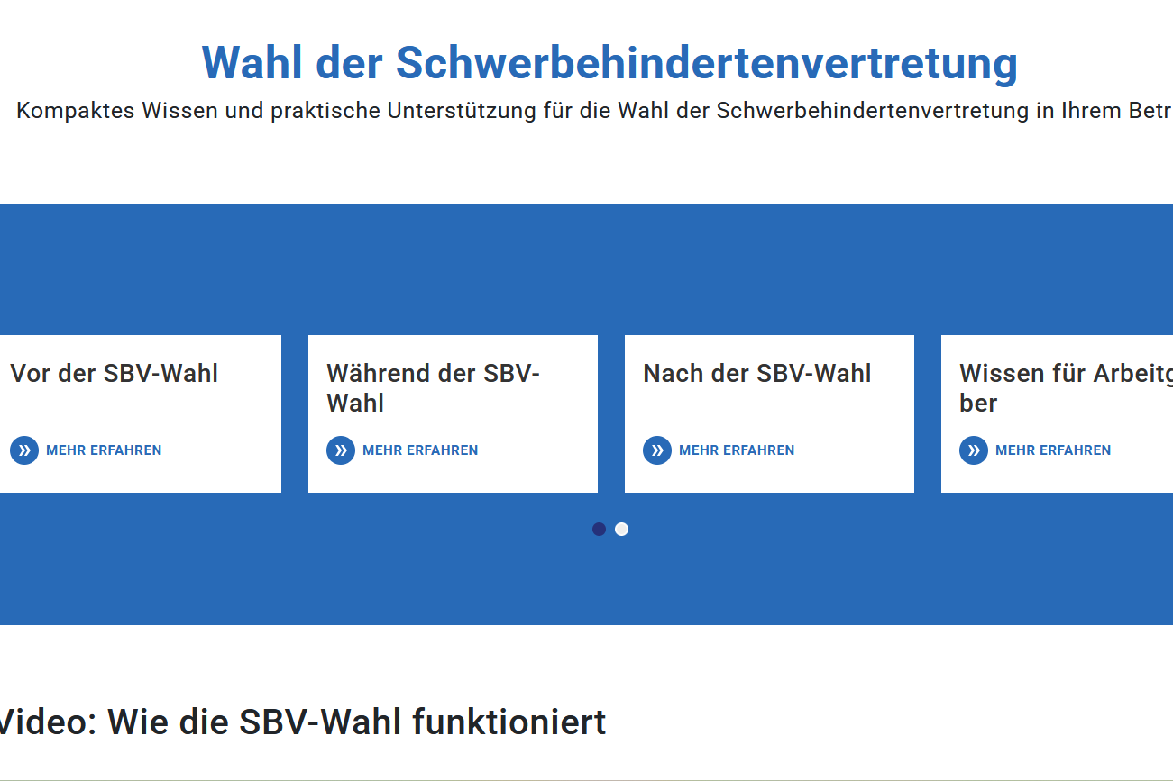 Schwerbehindertenvertretung-Wahl