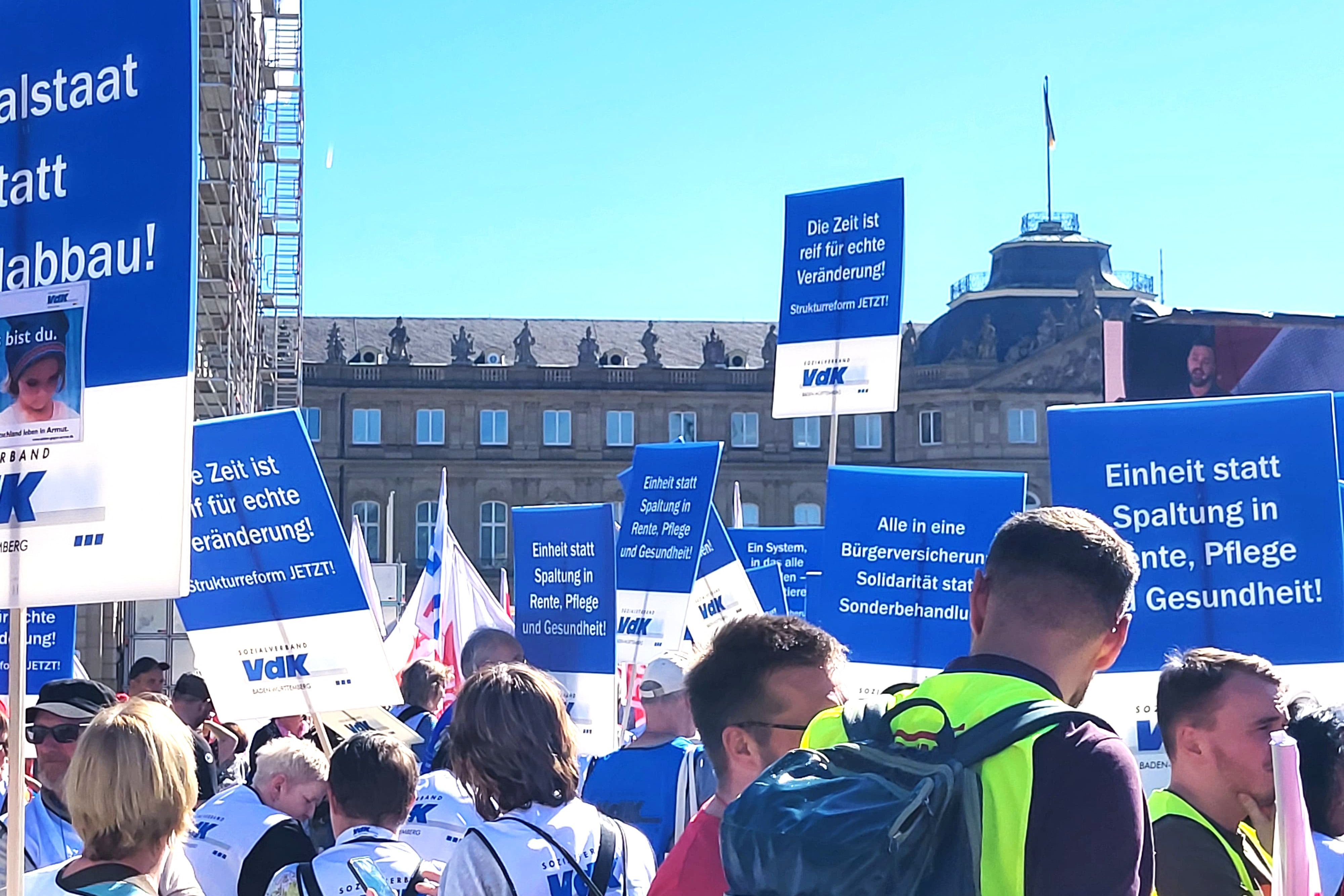 Demo in Stuttgart